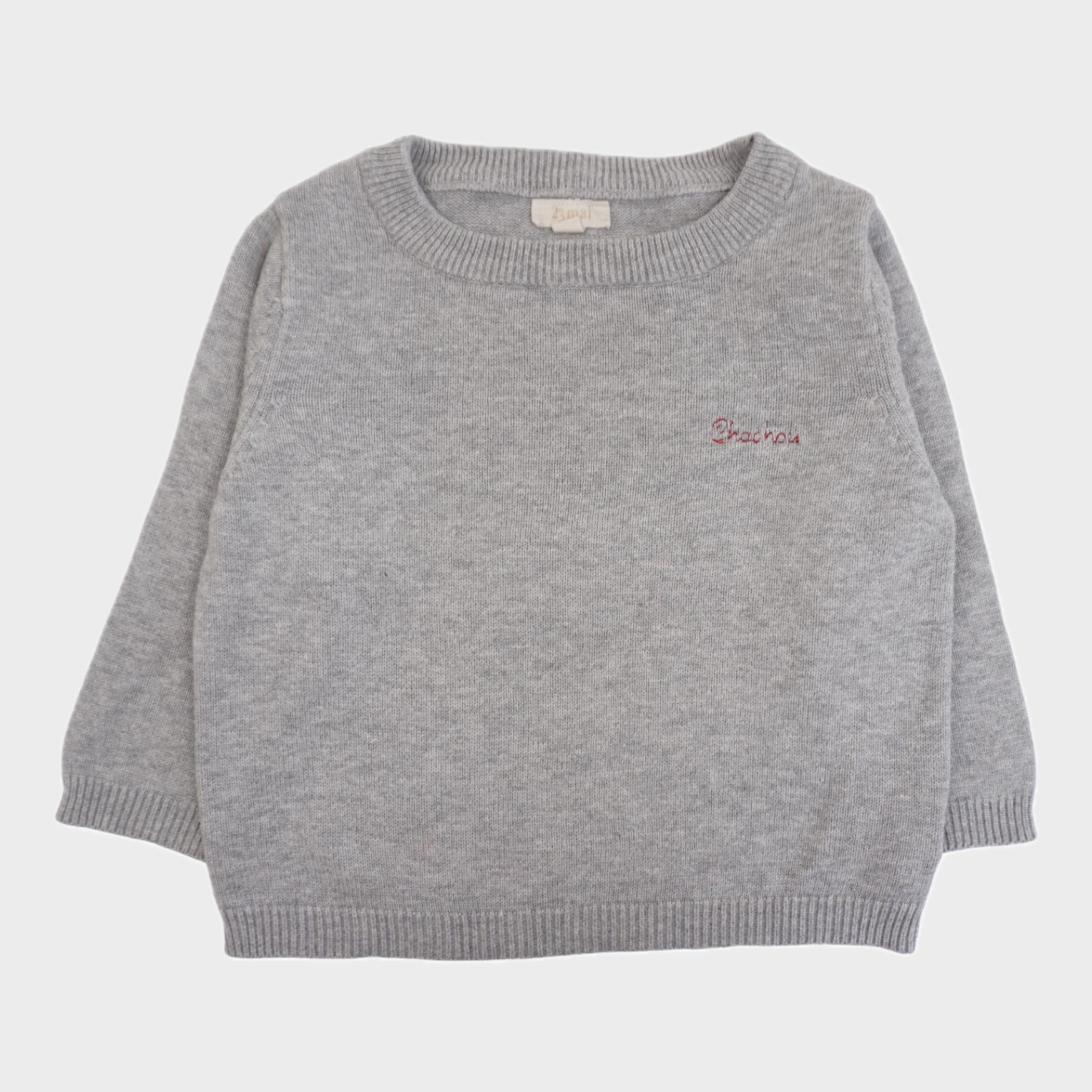 Pull Gris - 12 mois