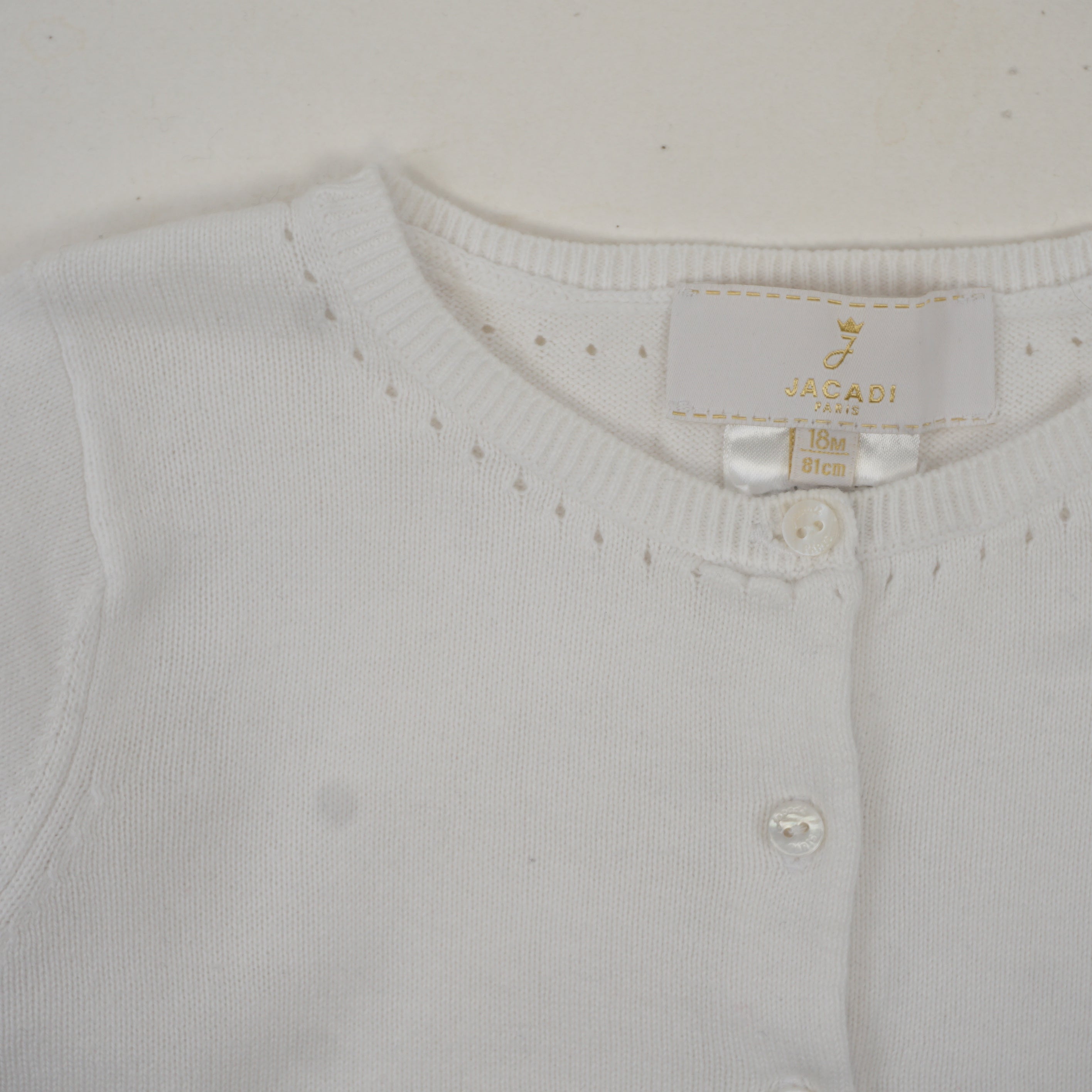 Boléro Blanc - 18 mois