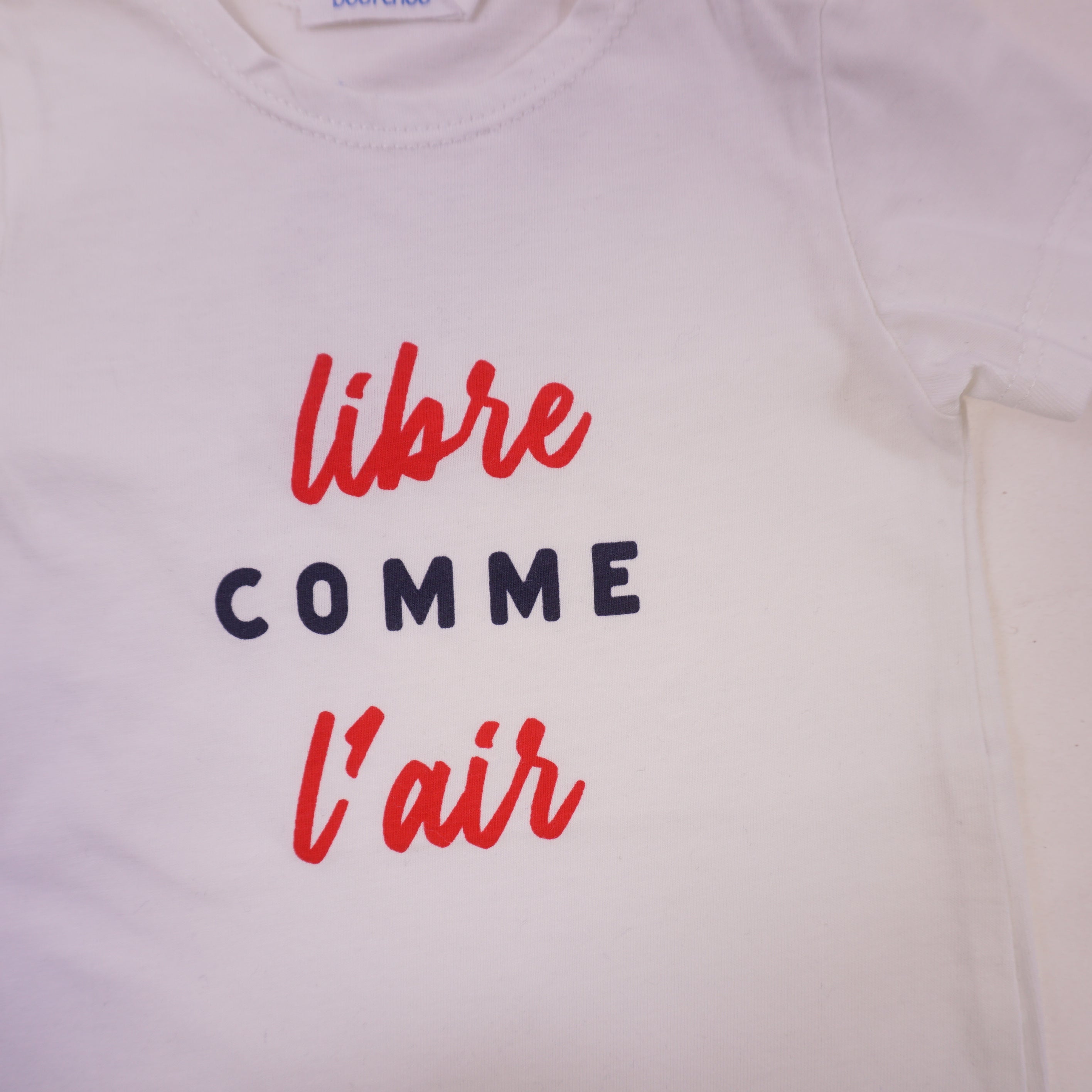 Combishort Blanc - 1 mois