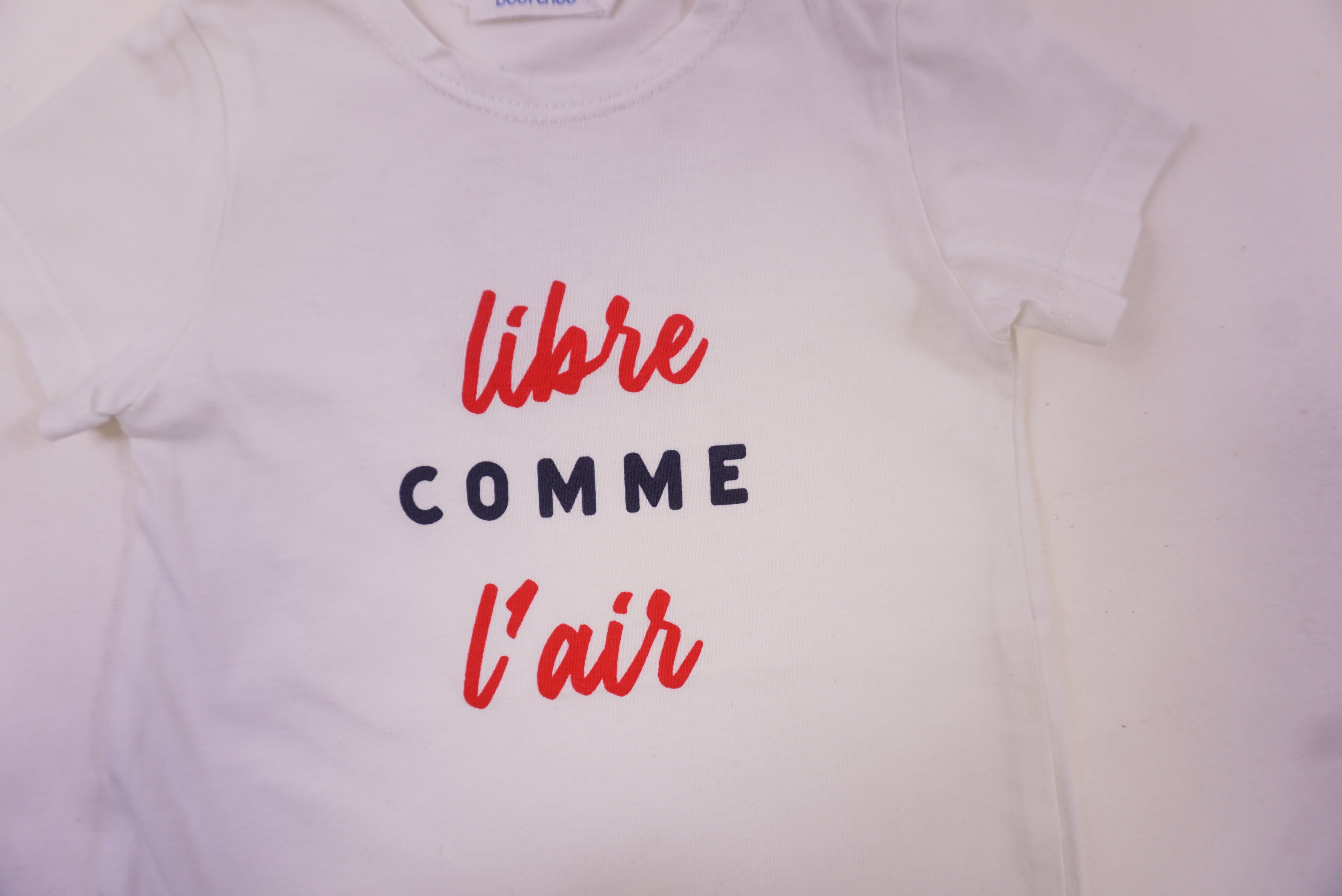 Combishort Blanc - 1 mois