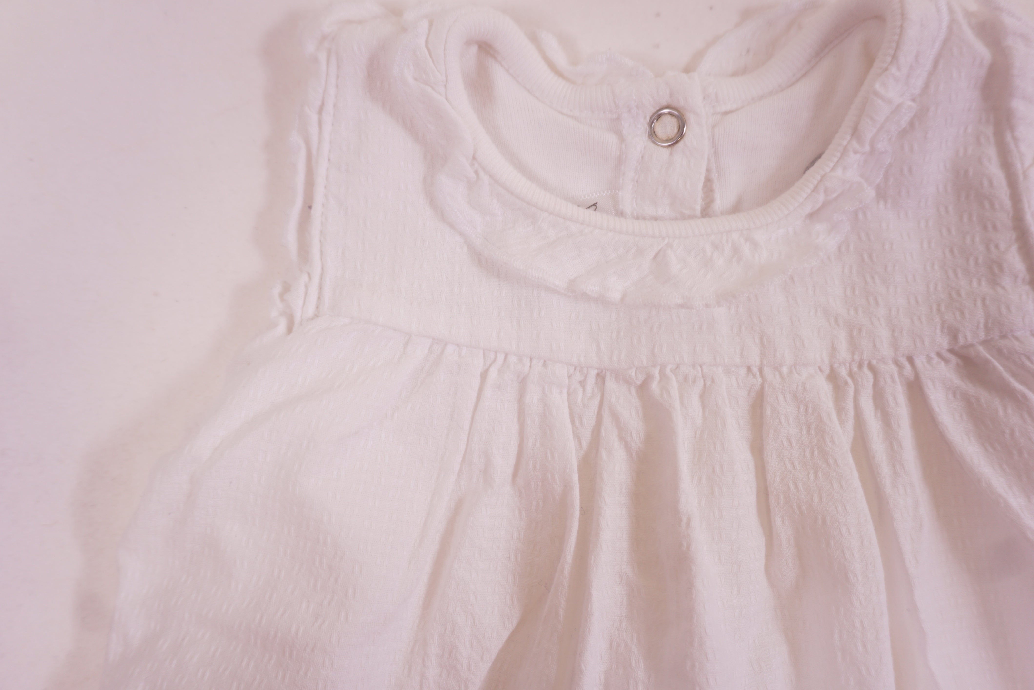 Combishort Blanc - 1 mois