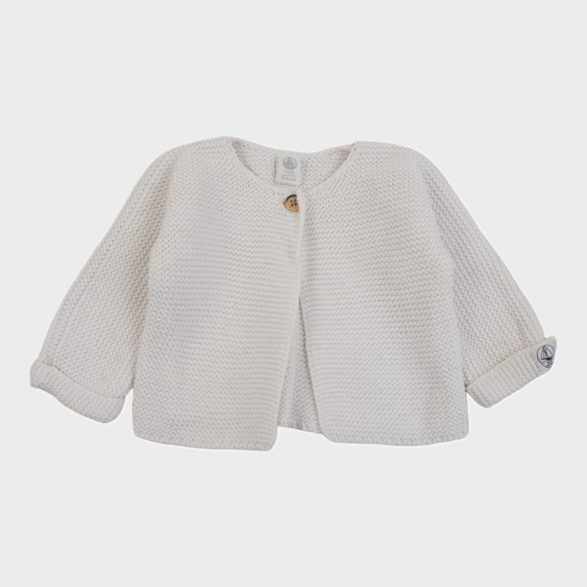 Gilet Blanc - 3 mois