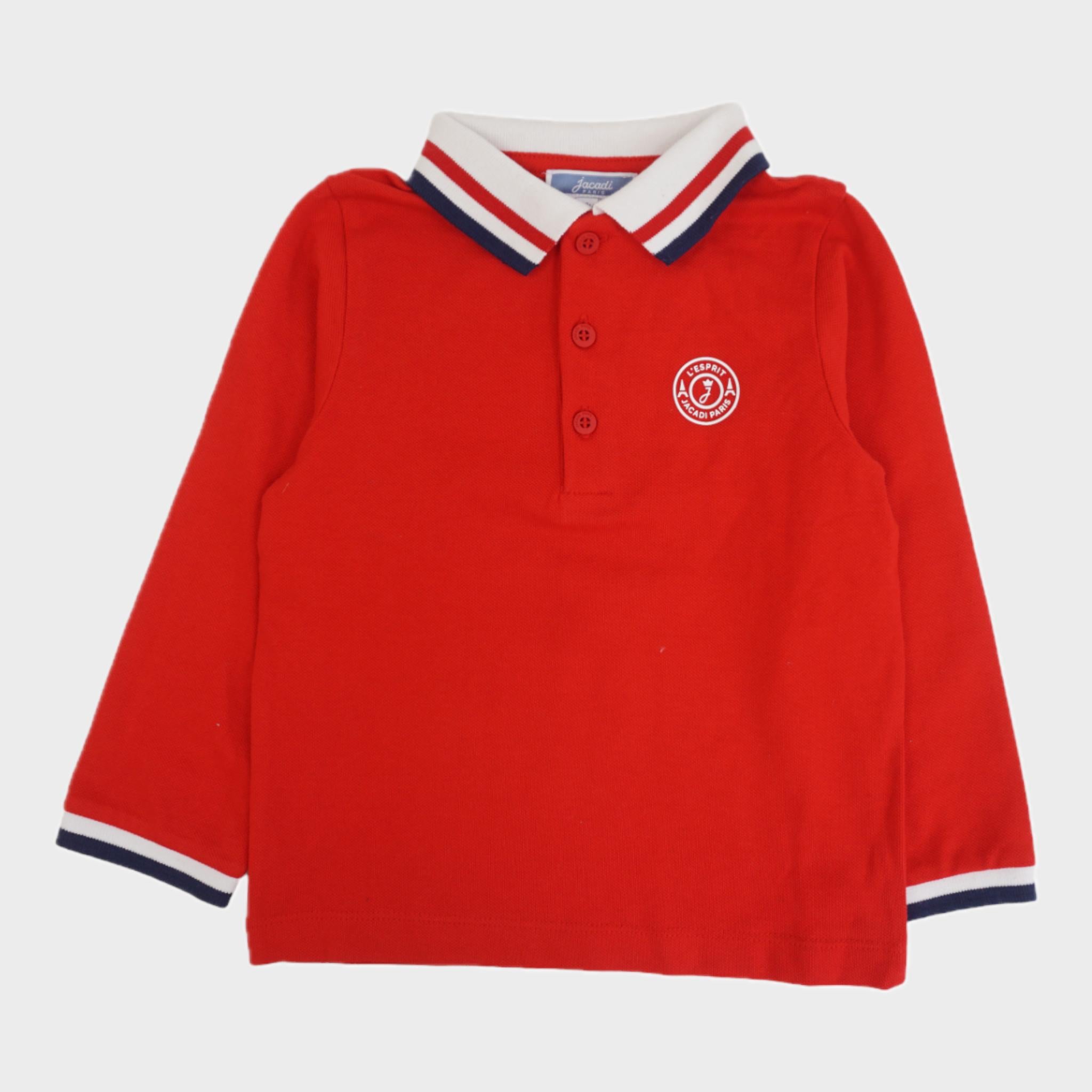 Polo Rouge - 24 mois
