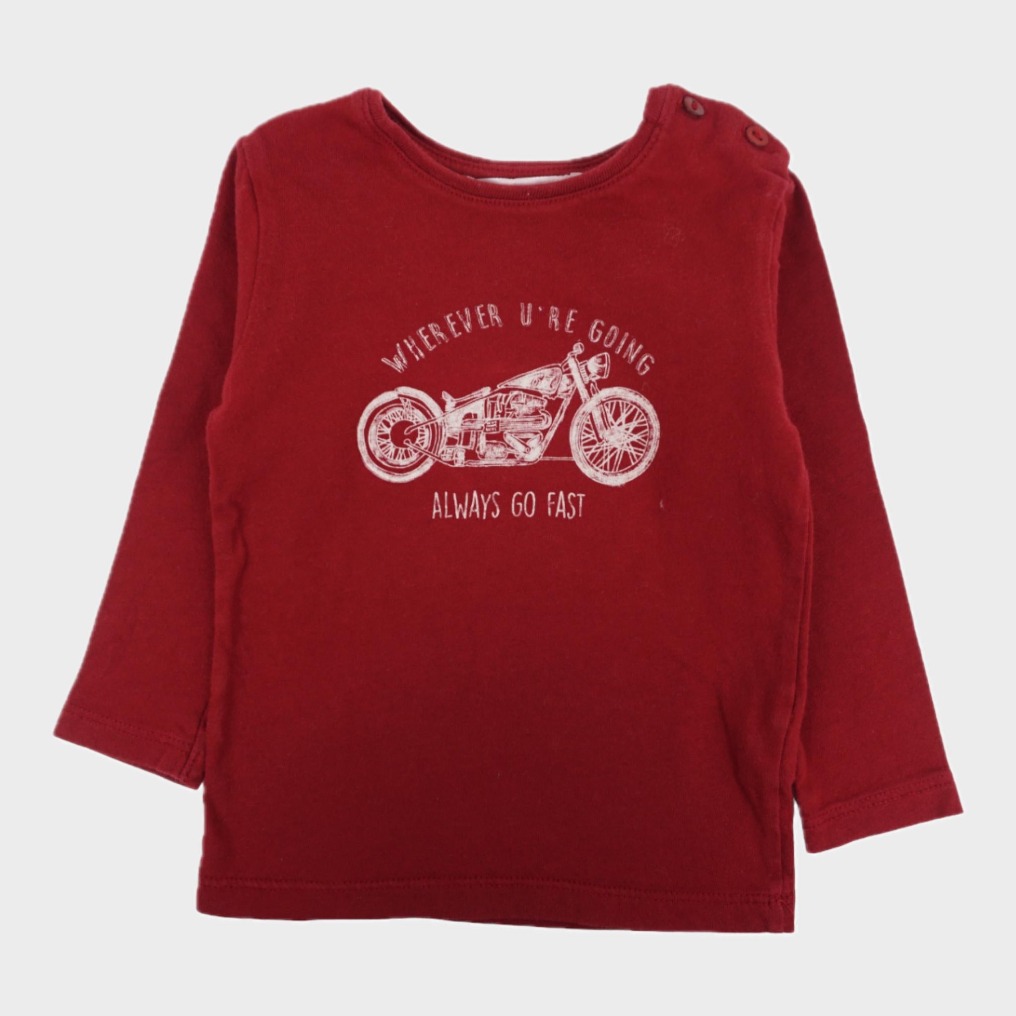 T-shirt Bordeaux - 6 mois