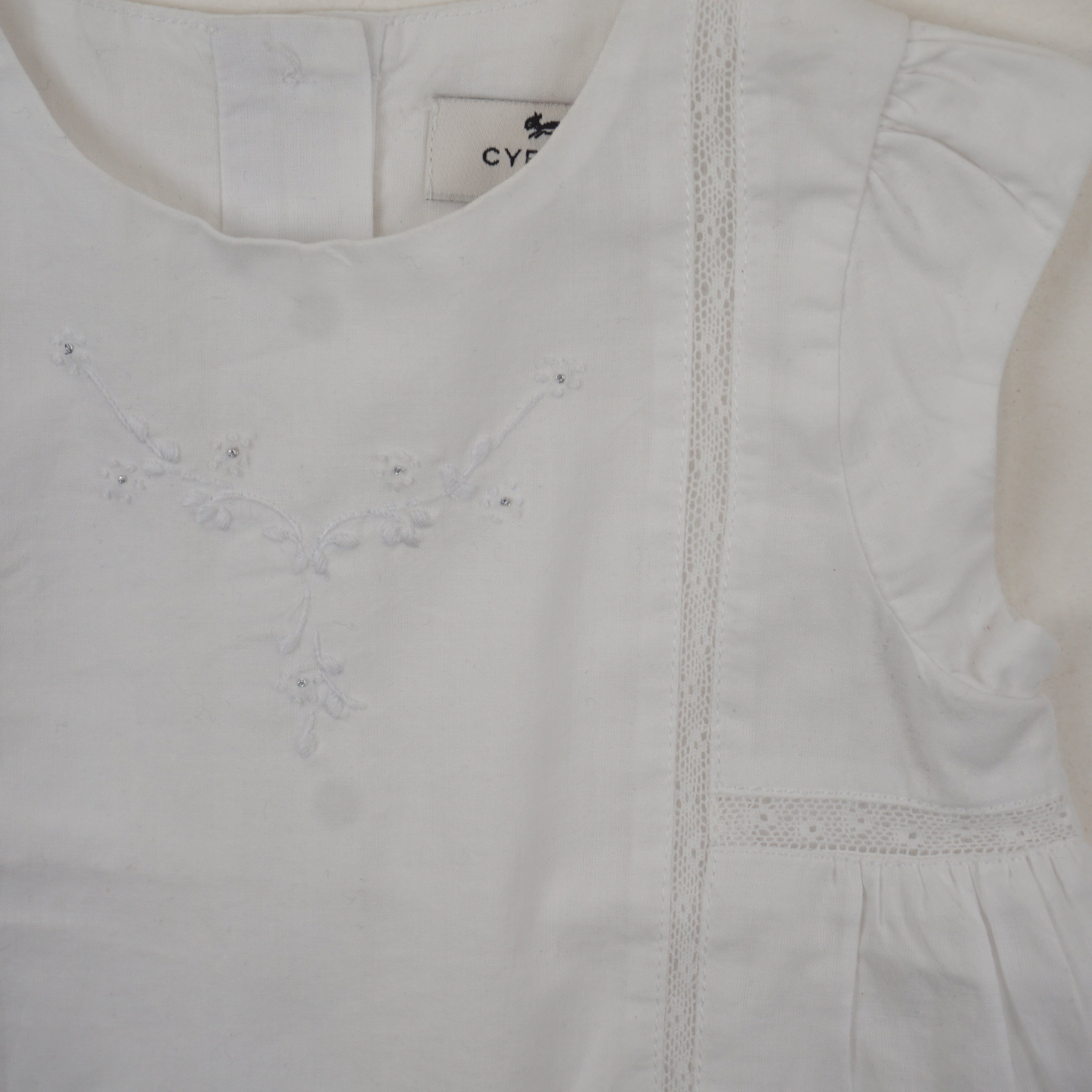 Blouse Blanc - 9 mois