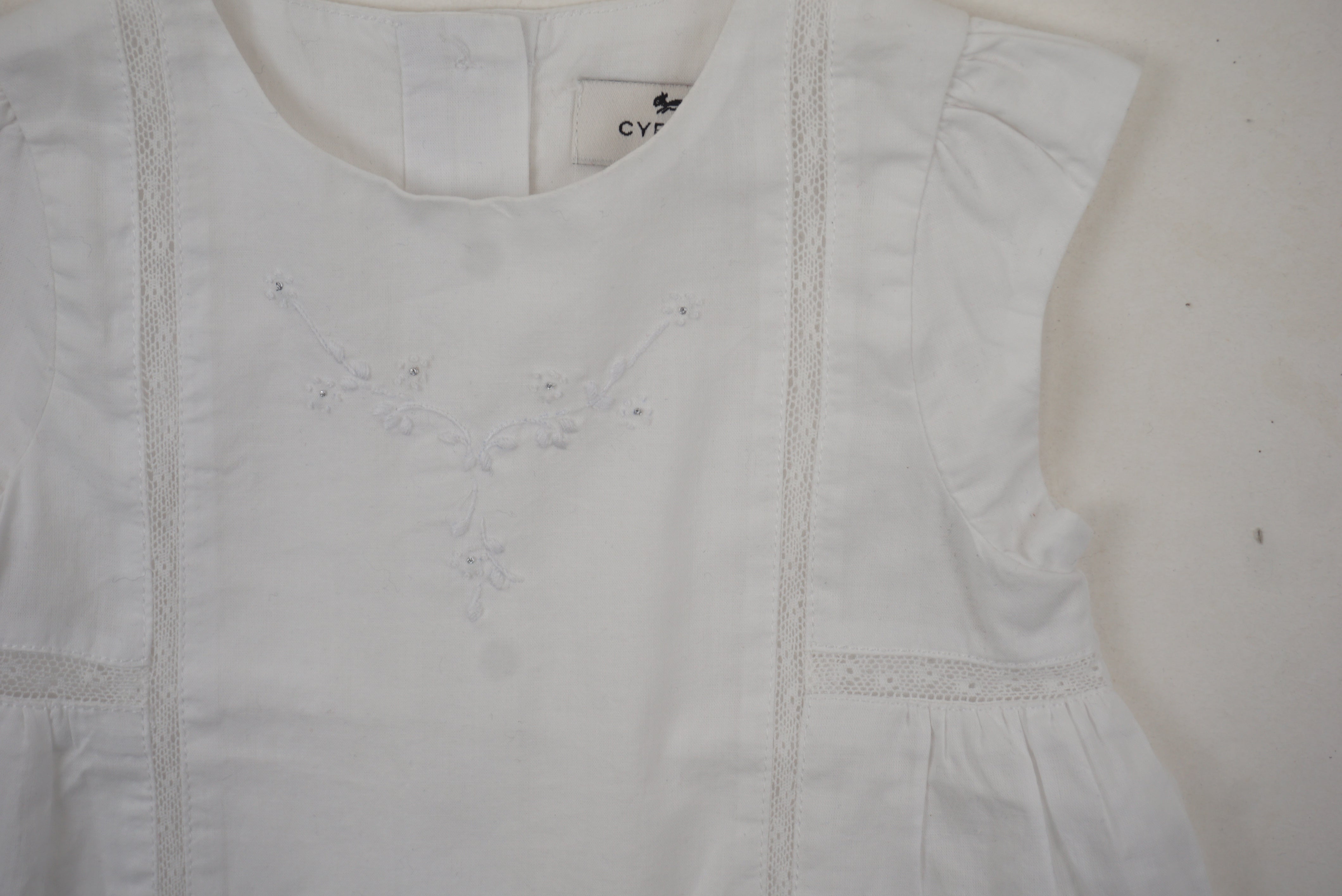 Blouse Blanc - 9 mois