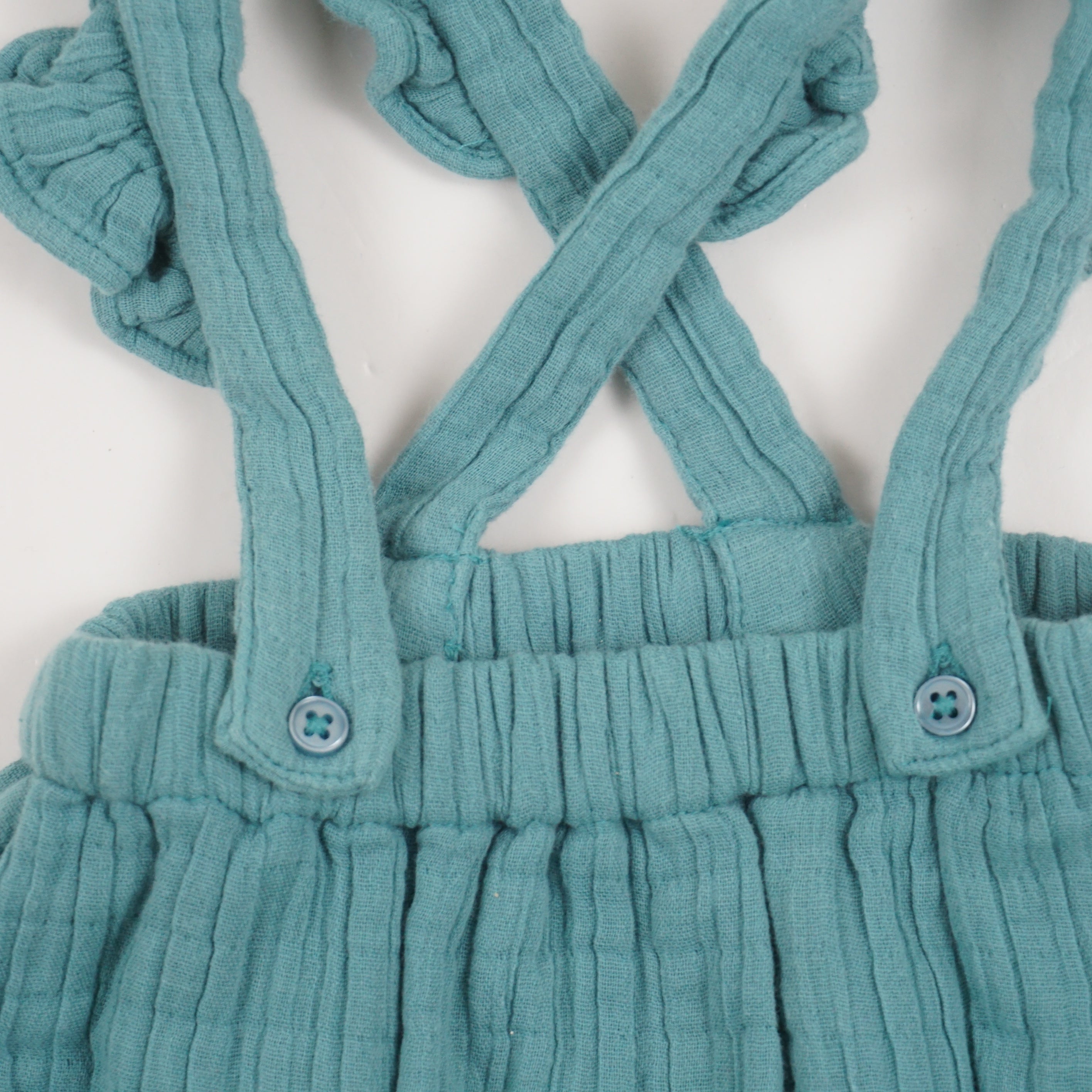 Bloomer à bretelles Bleu - 3 mois