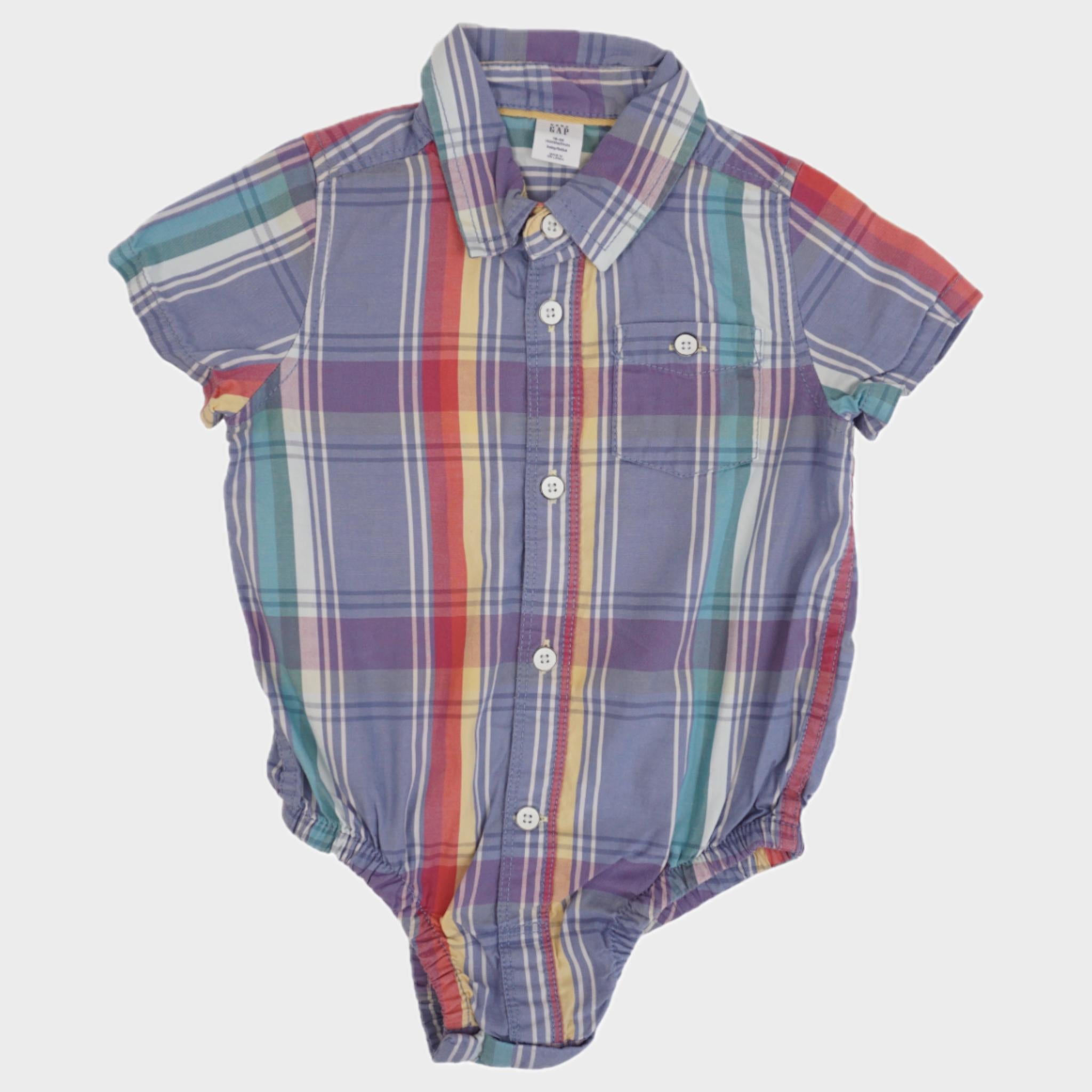 Body chemise Multicolore - 18/24 mois