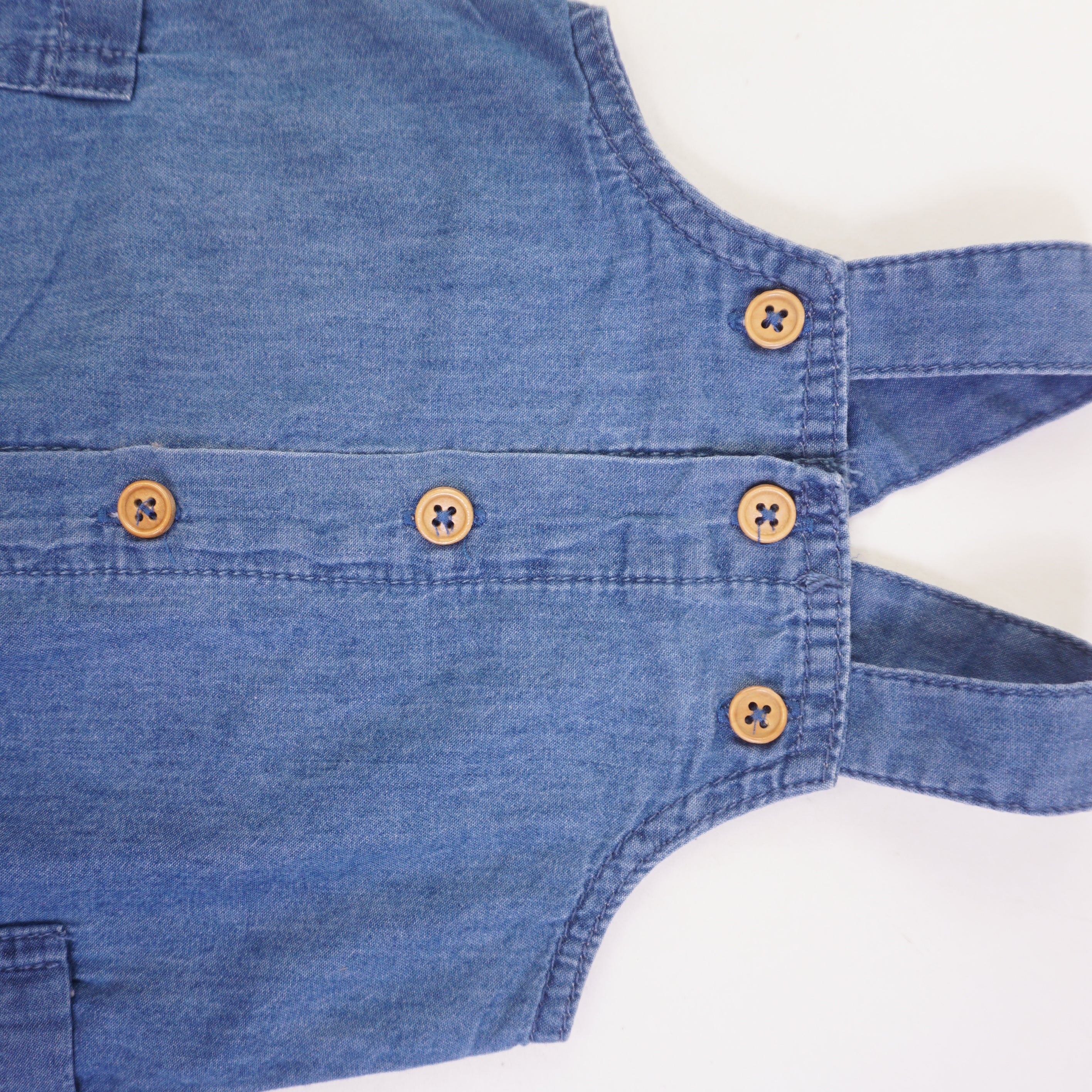 Salopette Bleu - 1 mois