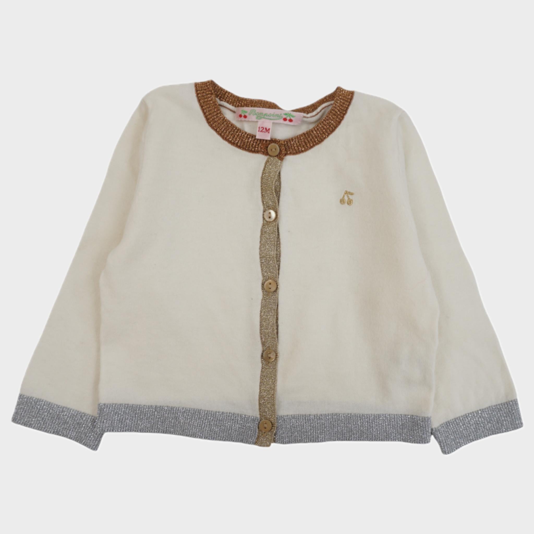 Gilet Ecru - 6/9 mois