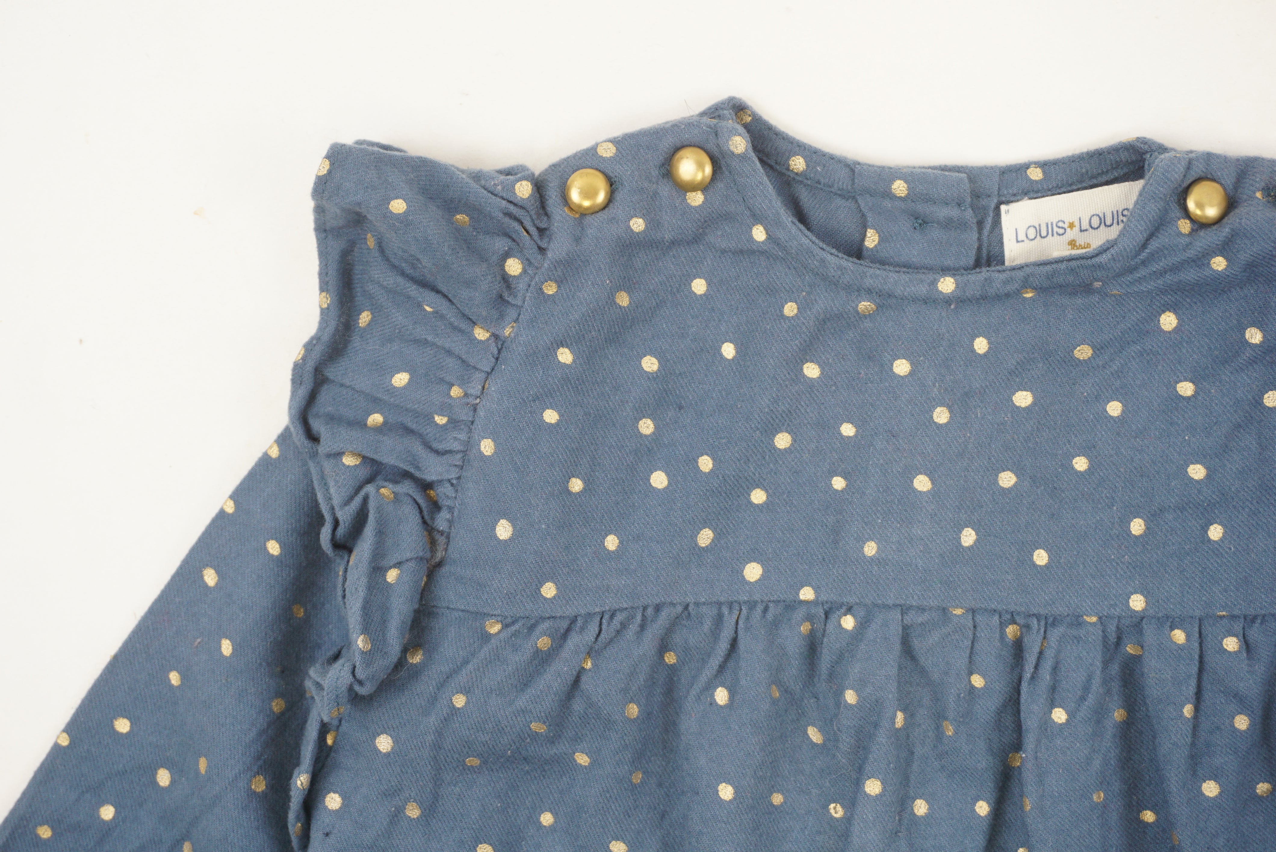 Blouse Bleu - 12 mois