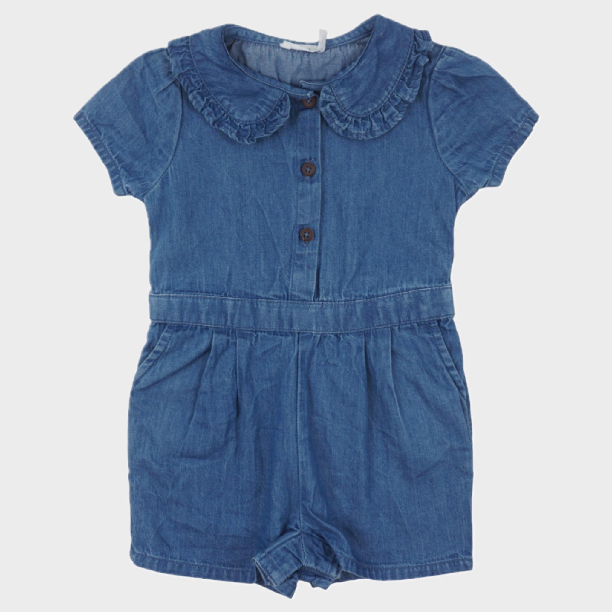 Combishort Bleu - 9 mois