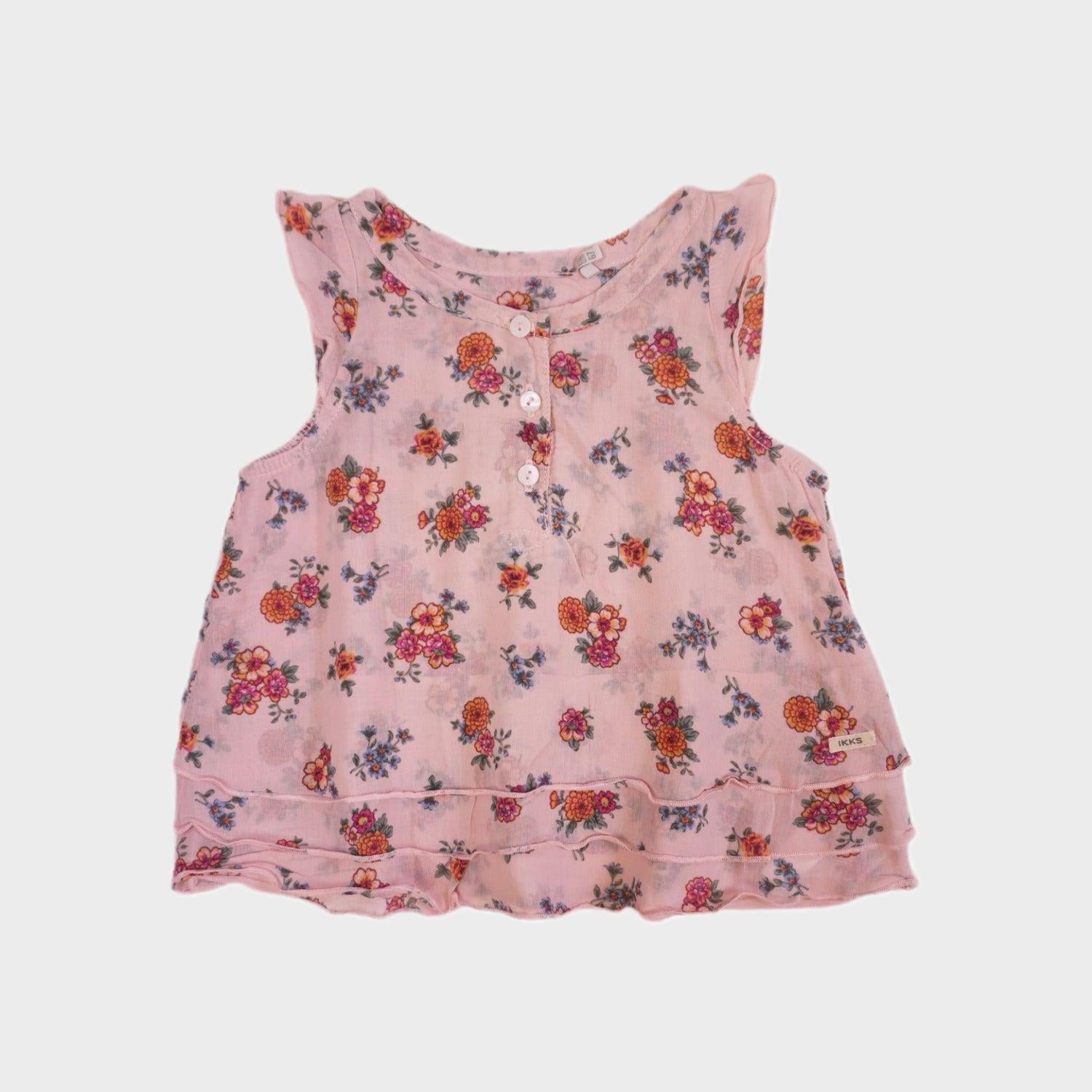 Blouse Rose - 6 mois