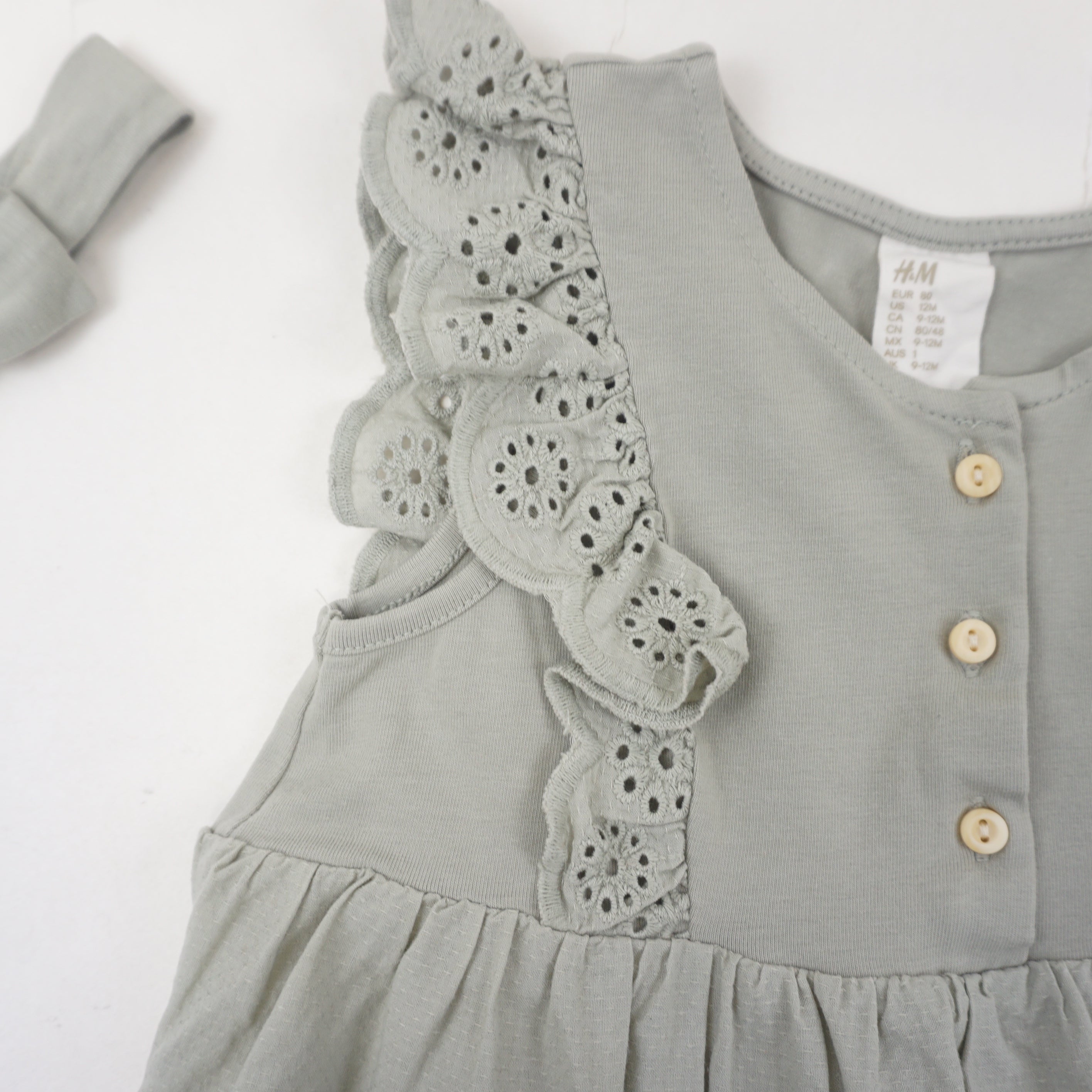 Robe Vert - 9/12 mois