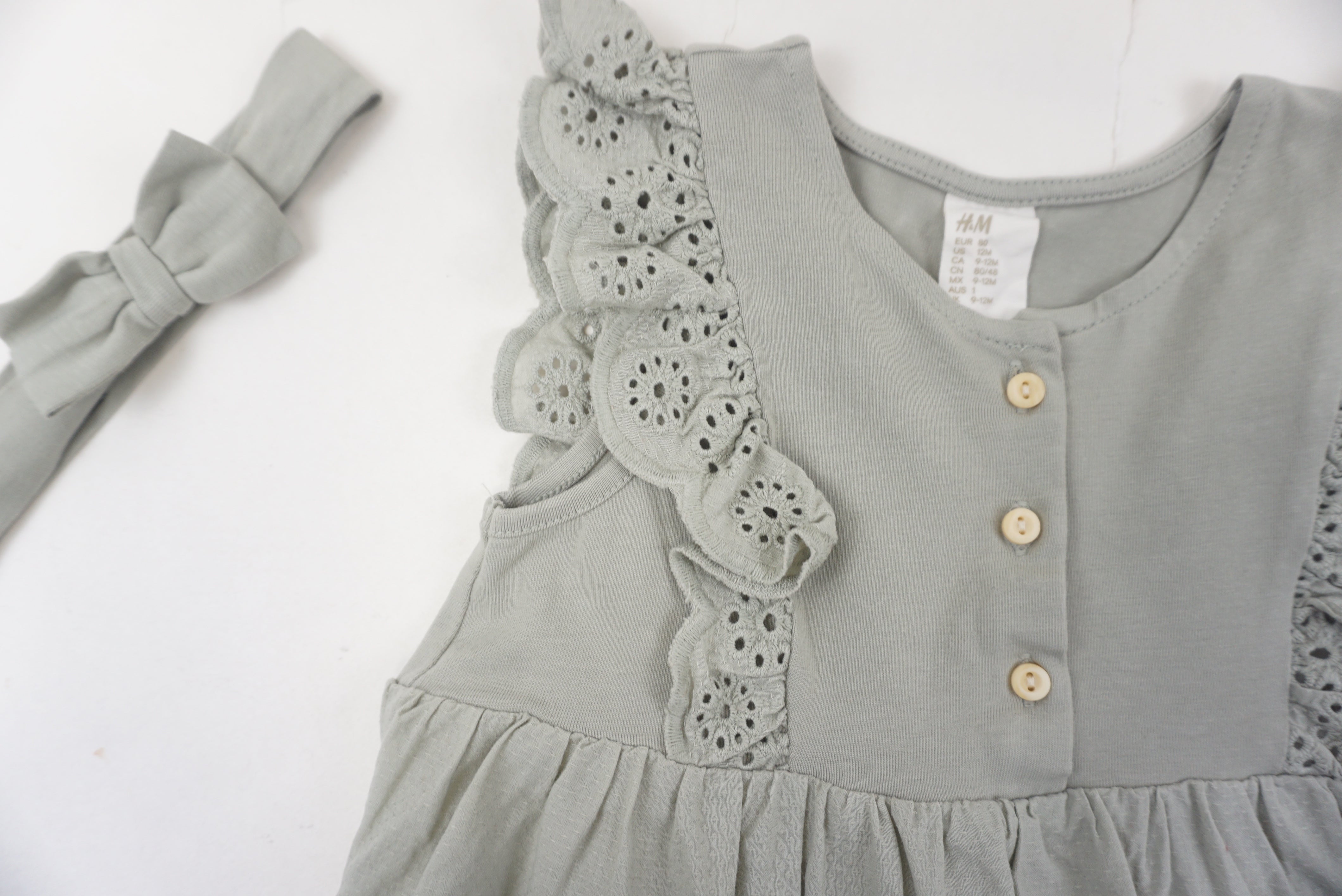 Robe Vert - 9/12 mois