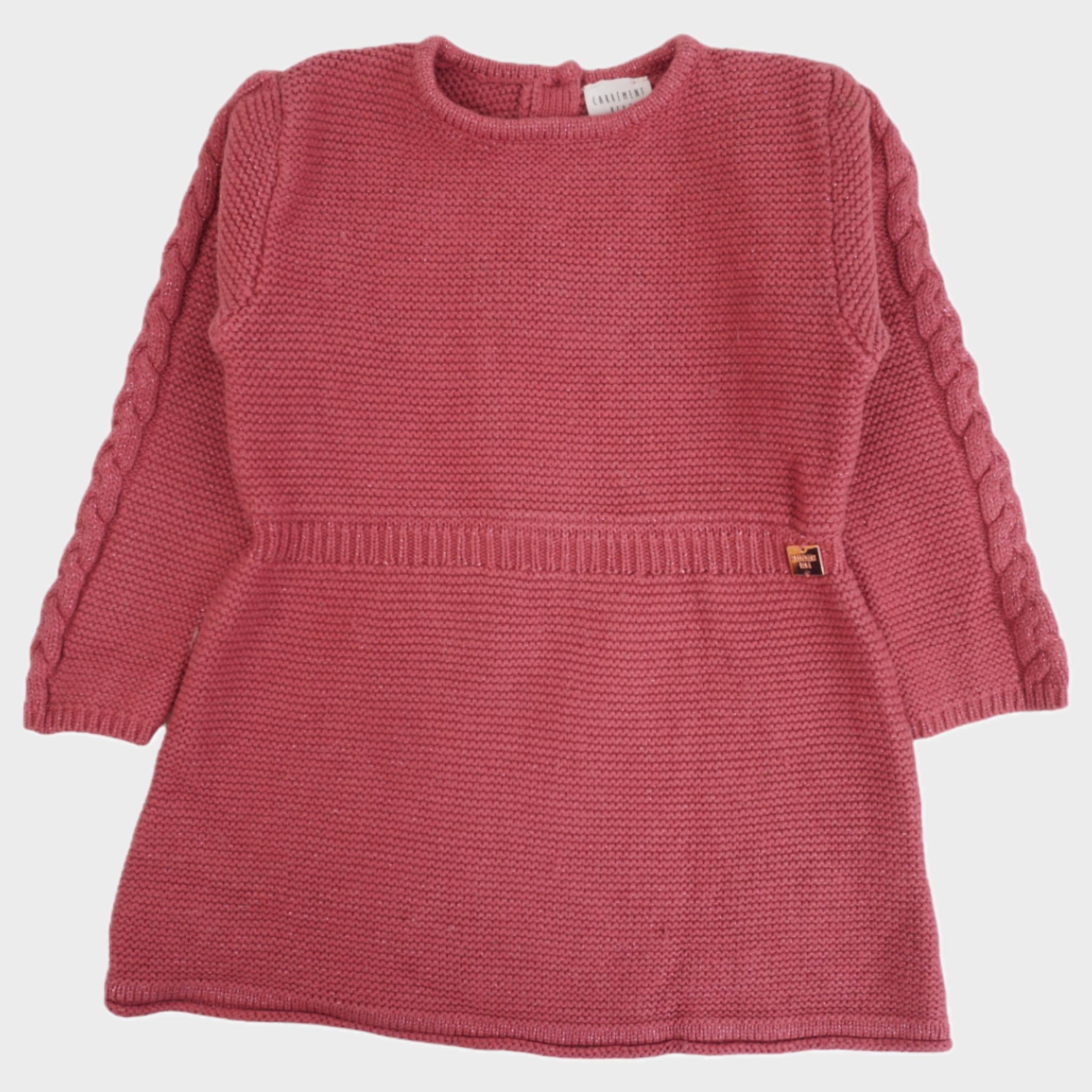 Robe pull Rose - 2 ans
