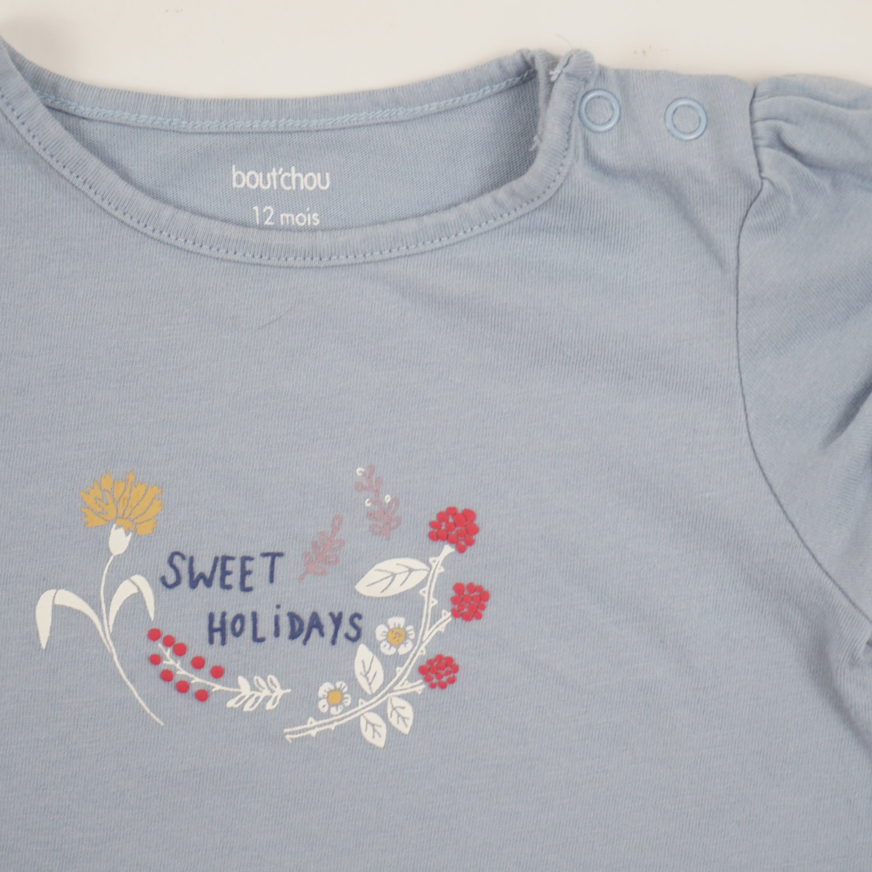 T-shirt Bleu - 12 mois