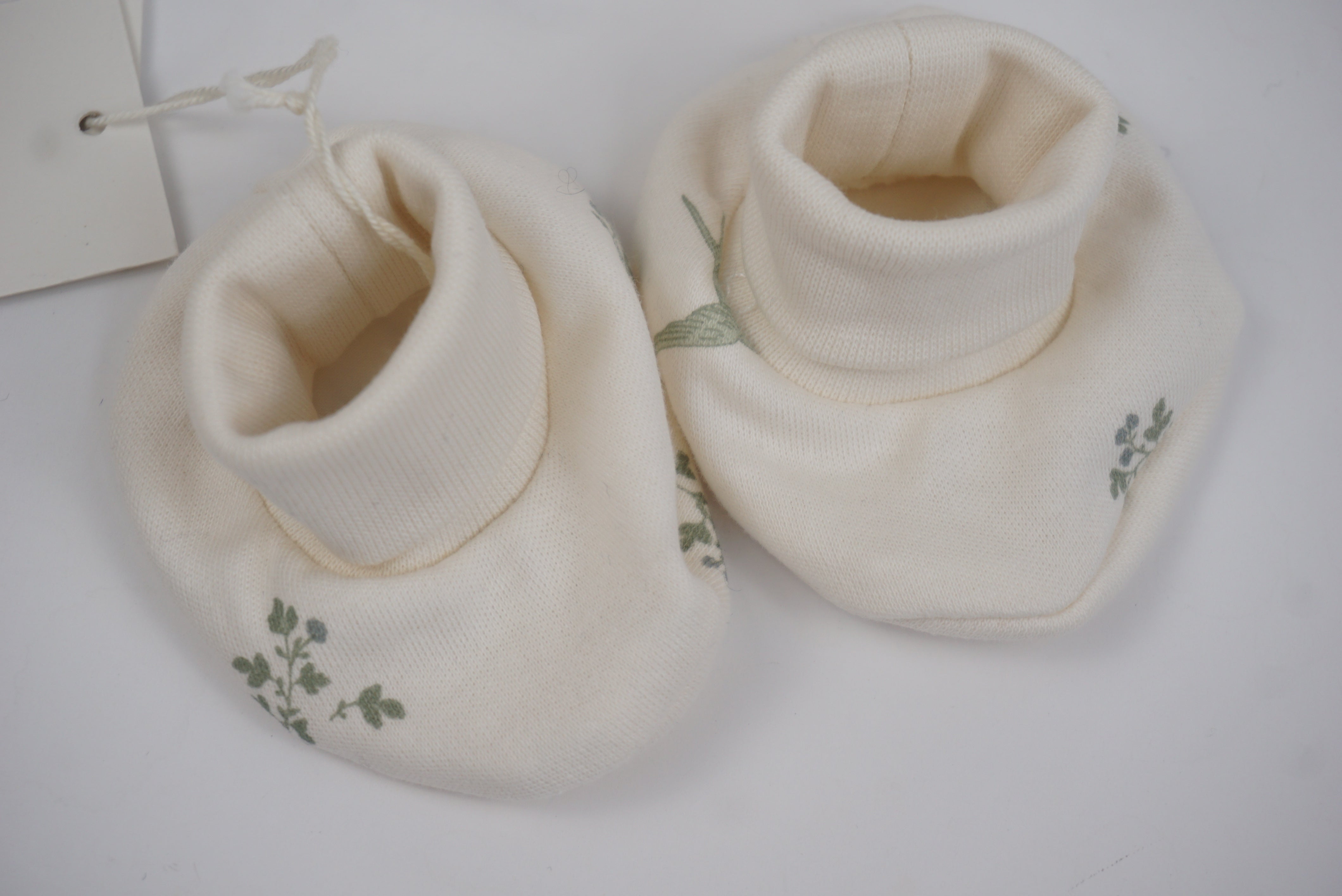 Chaussons Ecru - 0/3 mois