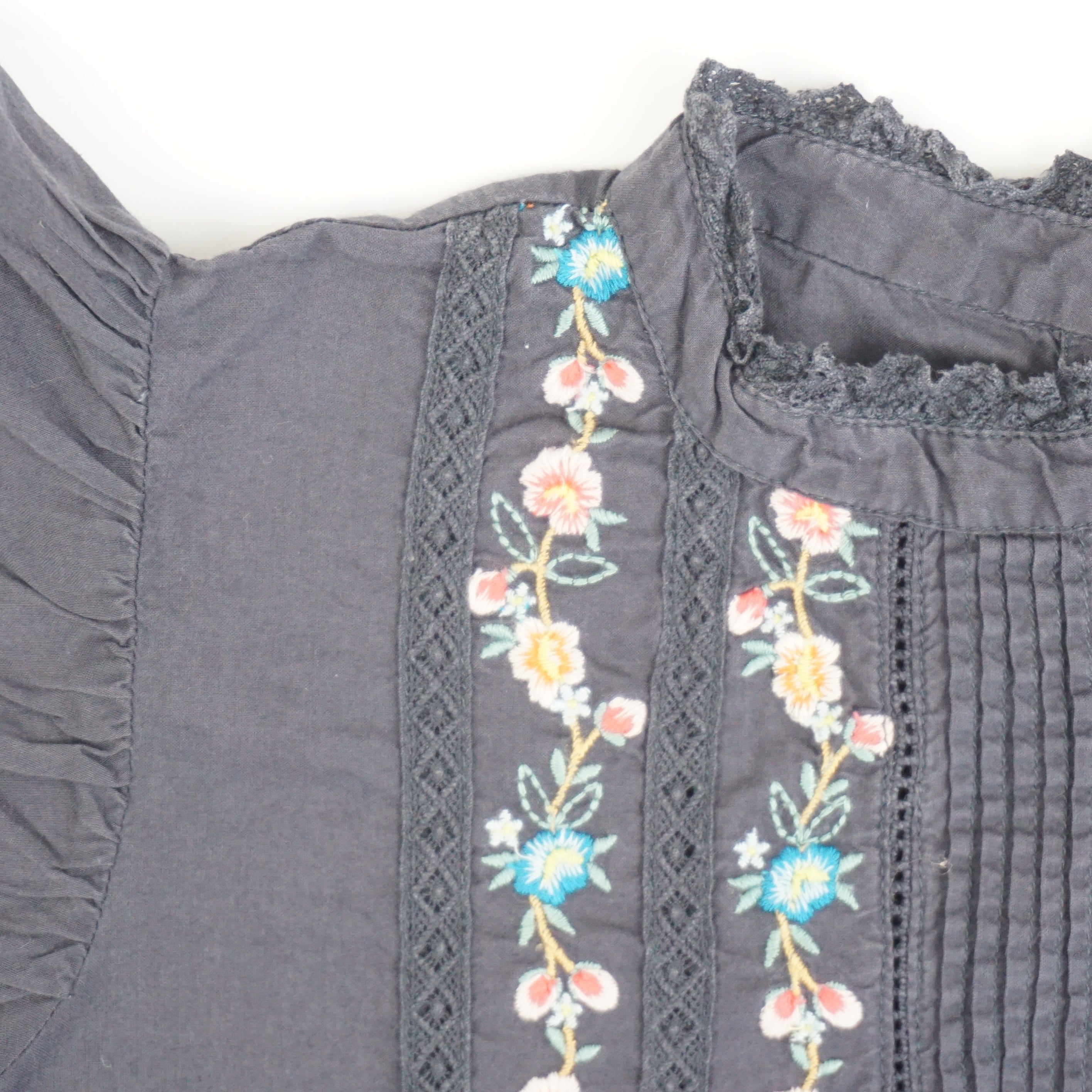 Blouse Gris bleu - 4 ans