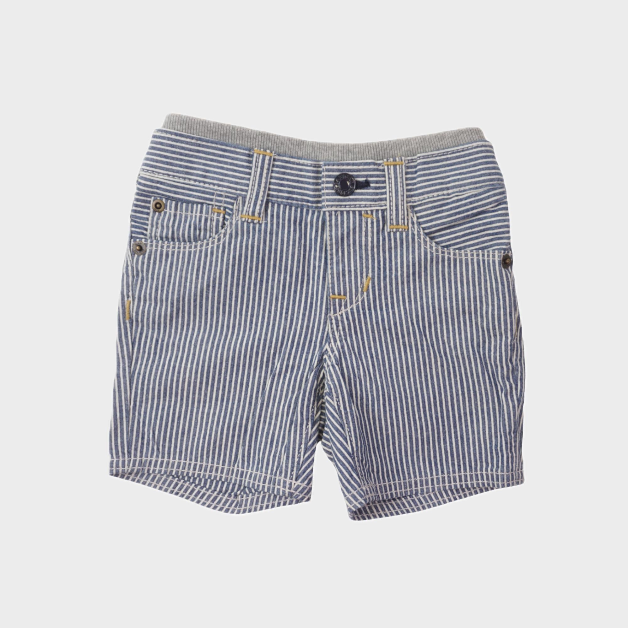 Bermuda Bleu - 6/12 mois