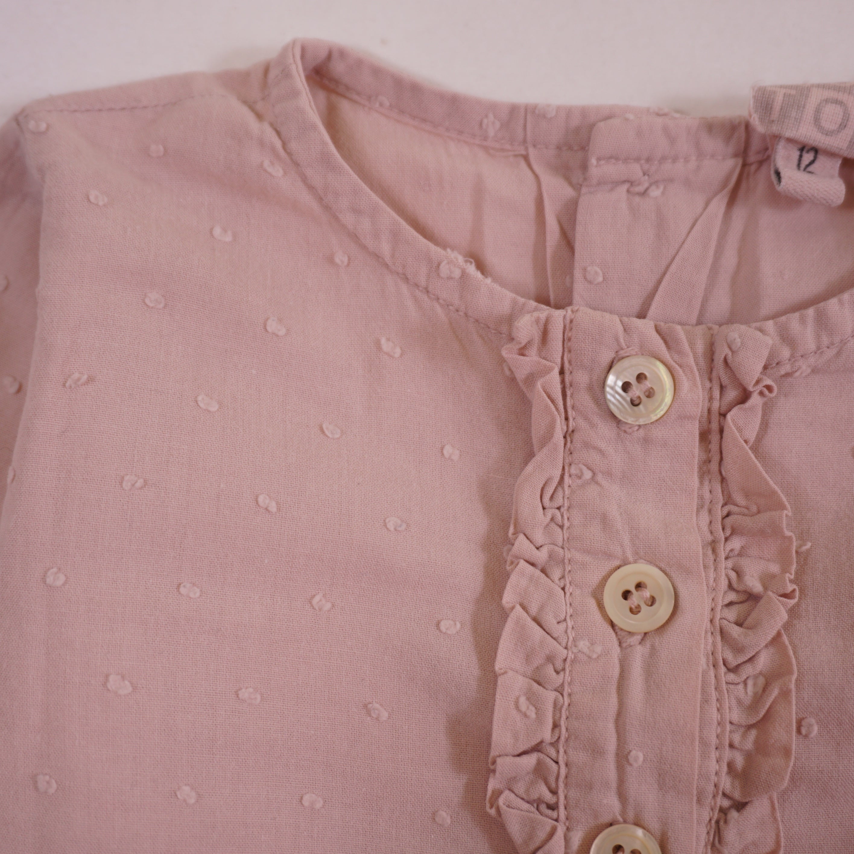 Blouse Rose - 12 mois