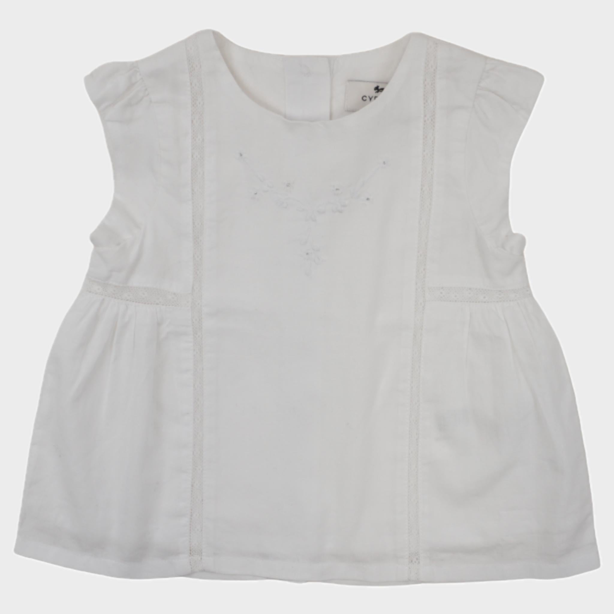 Blouse Blanc - 9 mois