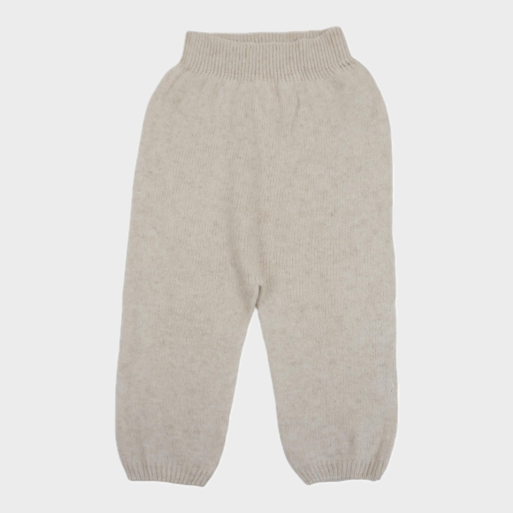 Pantalon Ecru - 0/6 mois