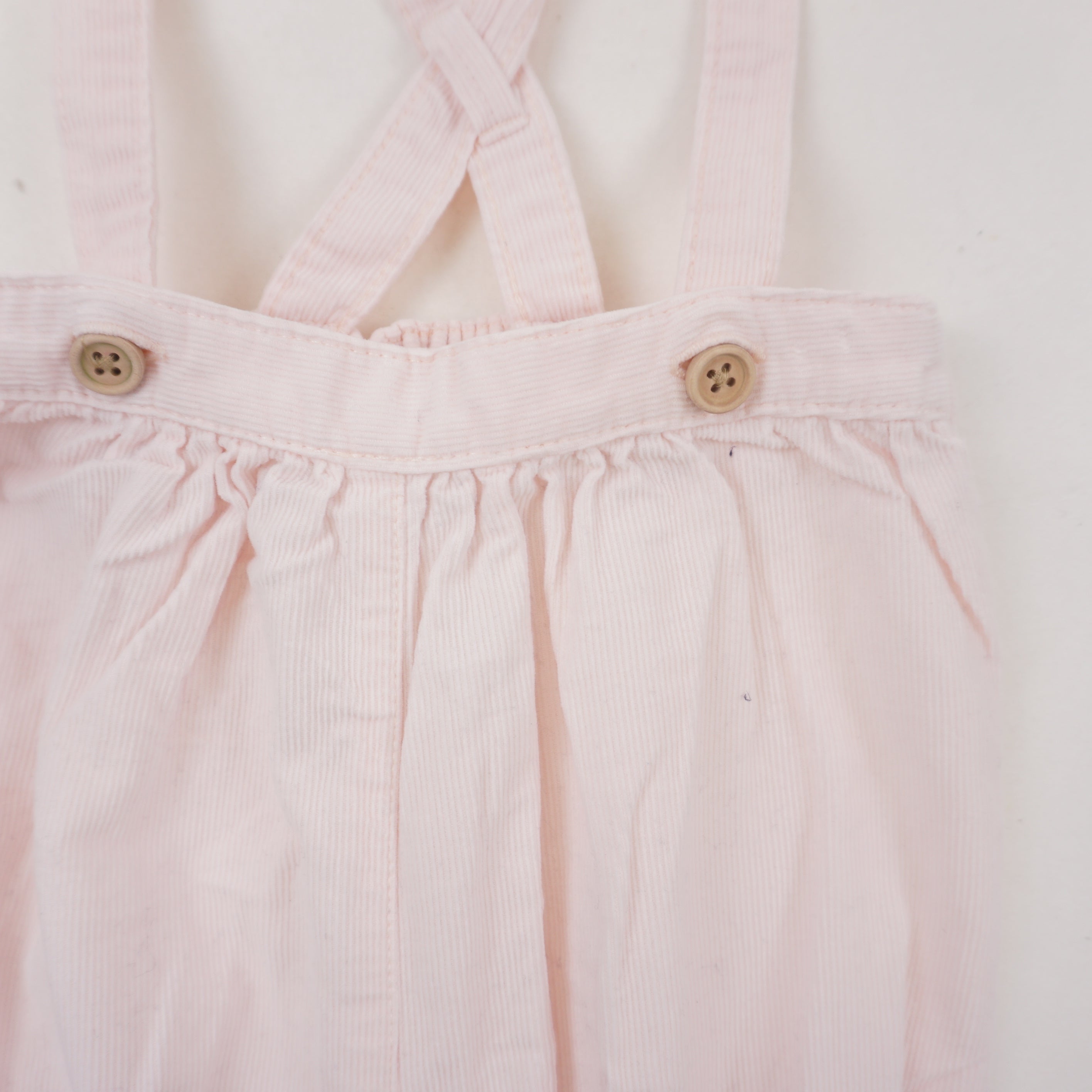 Bloomer à bretelles Rose - 9 mois