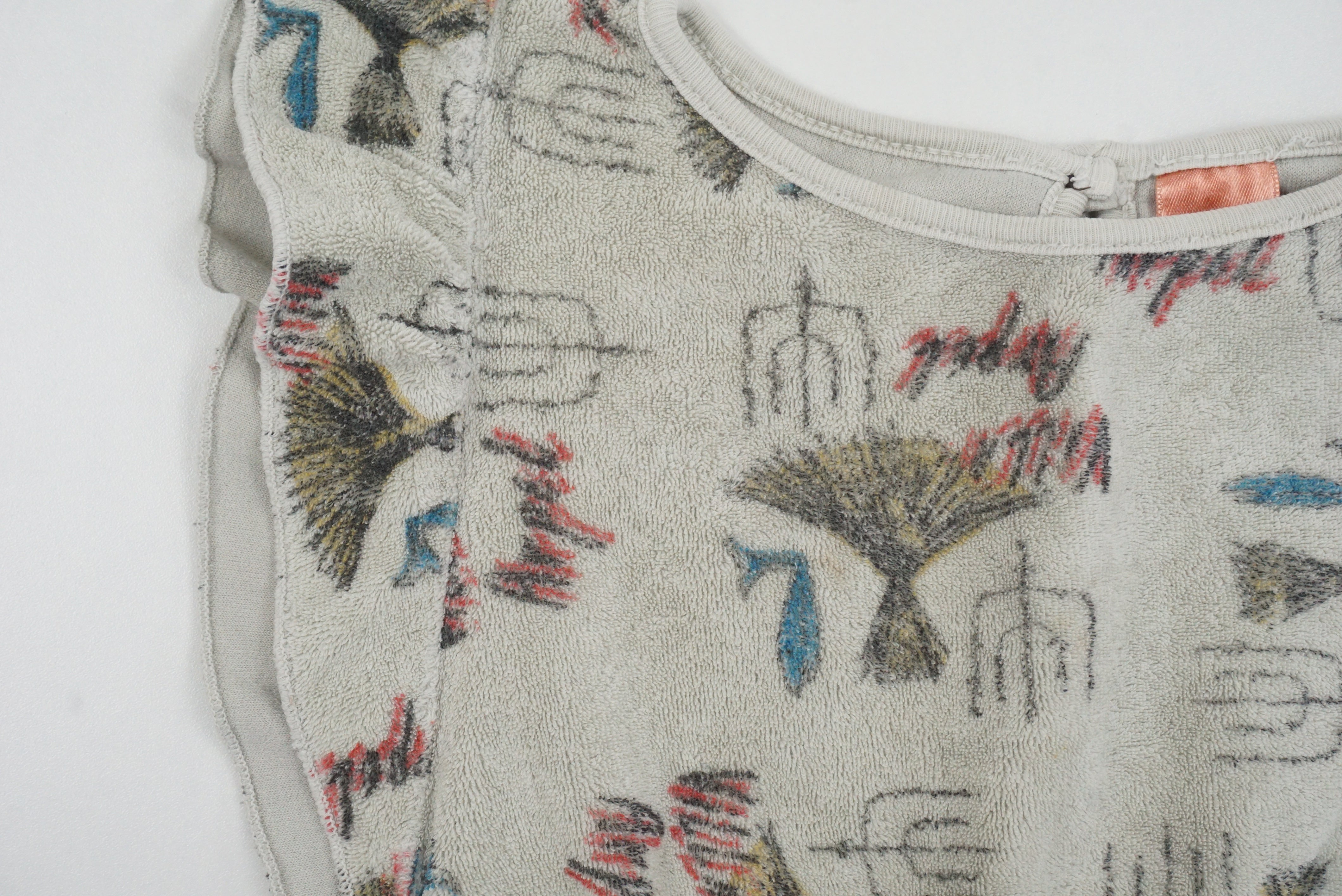 Combishort Gris vert - 4 ans