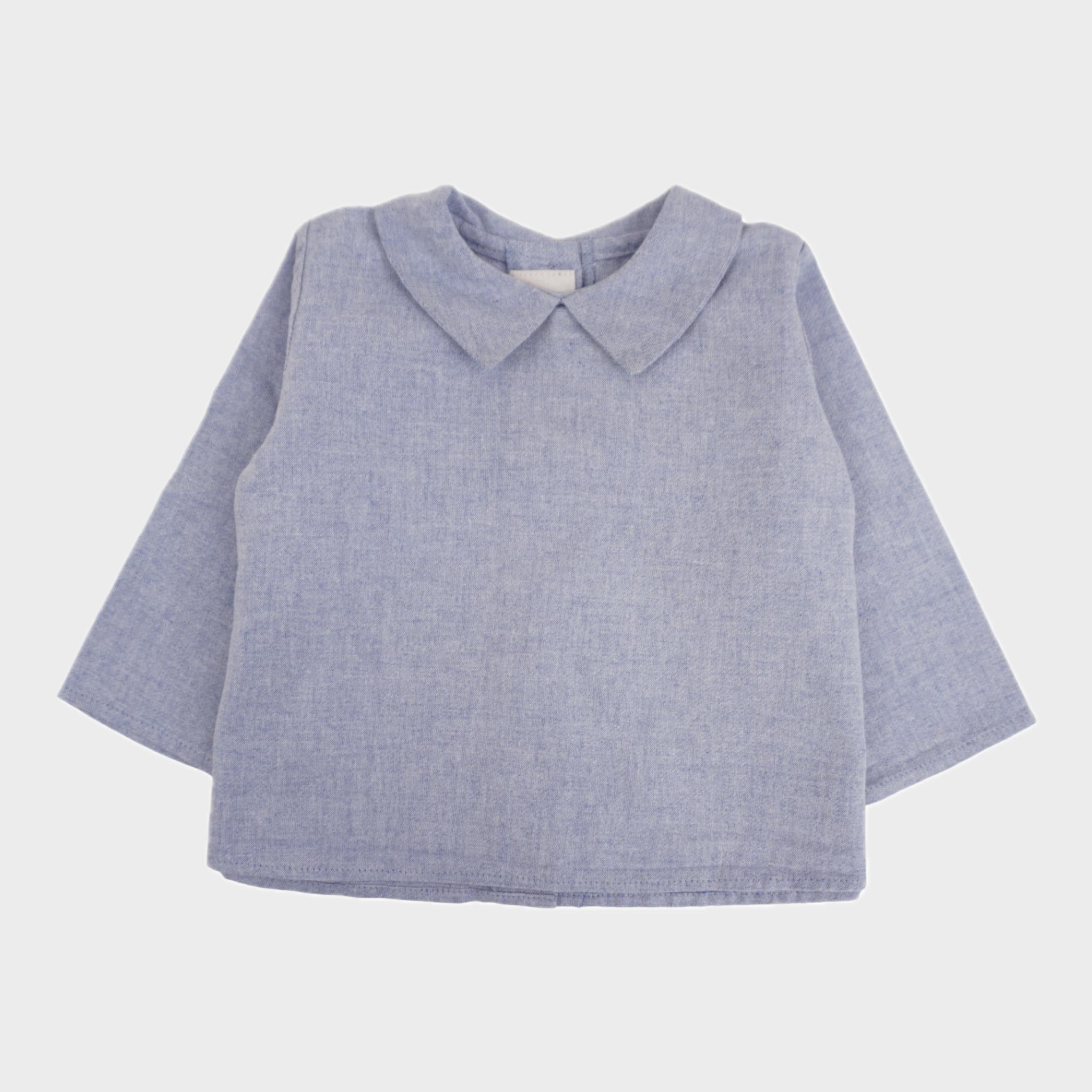 Blouse Bleu - 6 mois