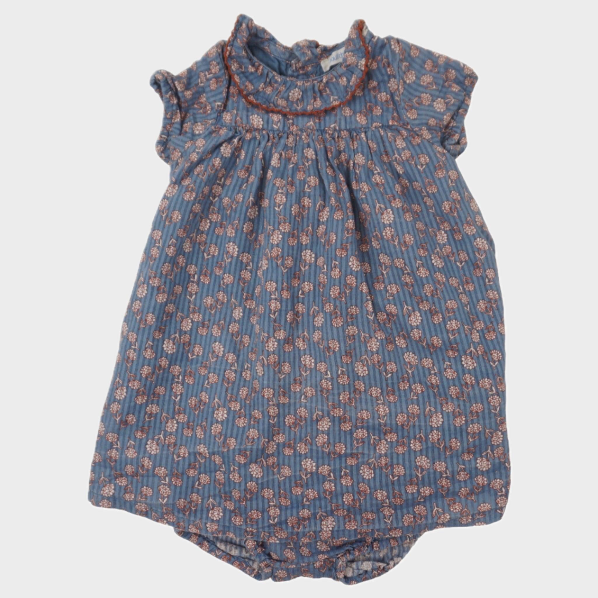 Robe Bleu gris - 3 mois