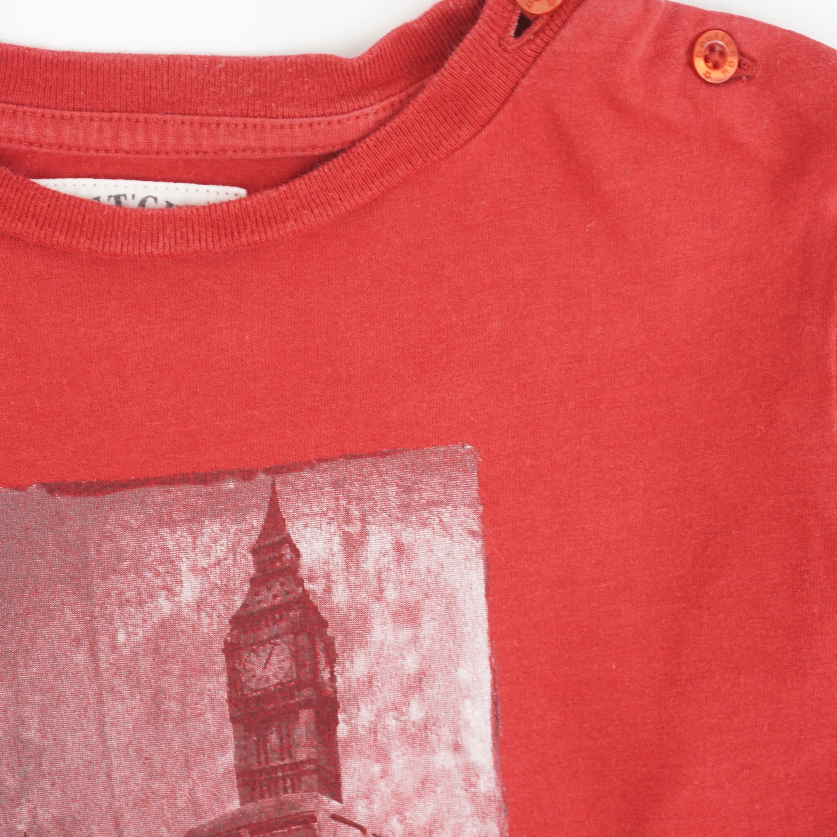 T-shirt Rouge - 36 mois