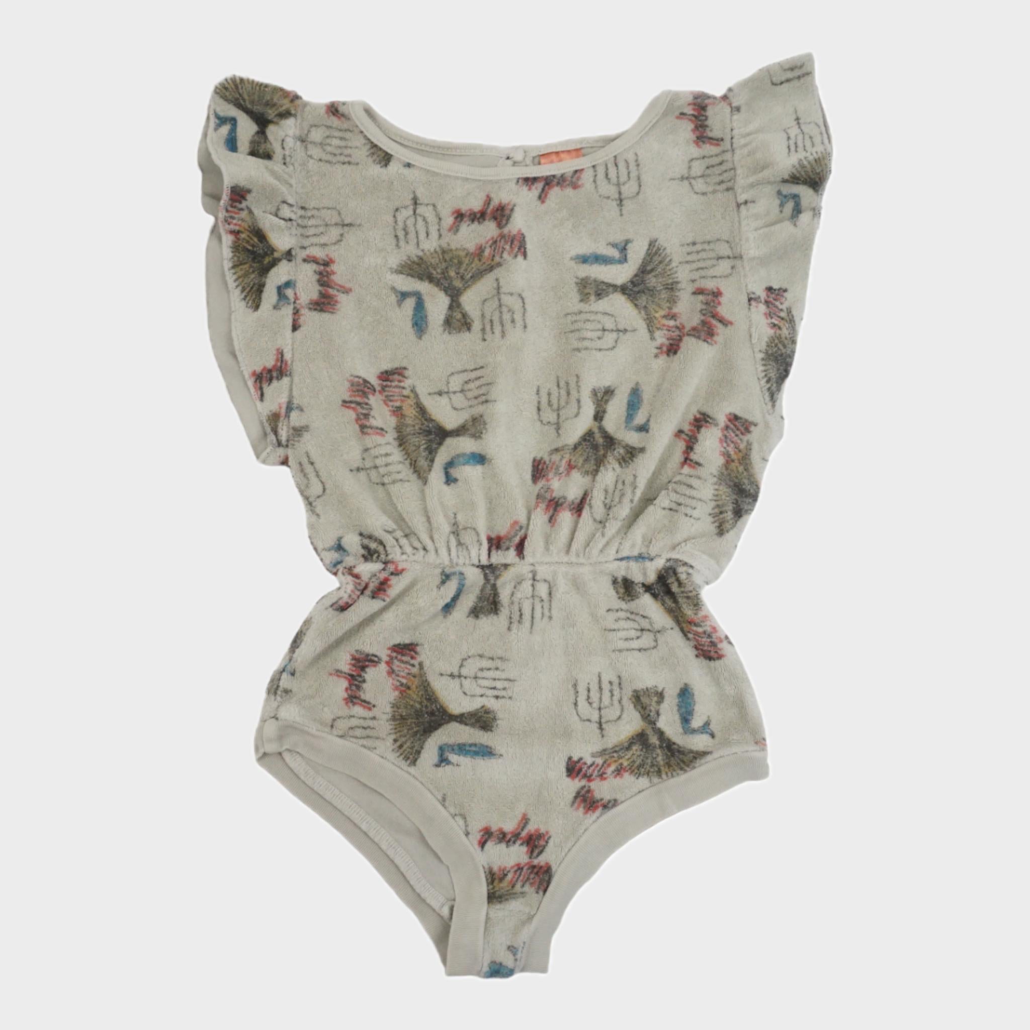 Combishort Gris vert - 4 ans