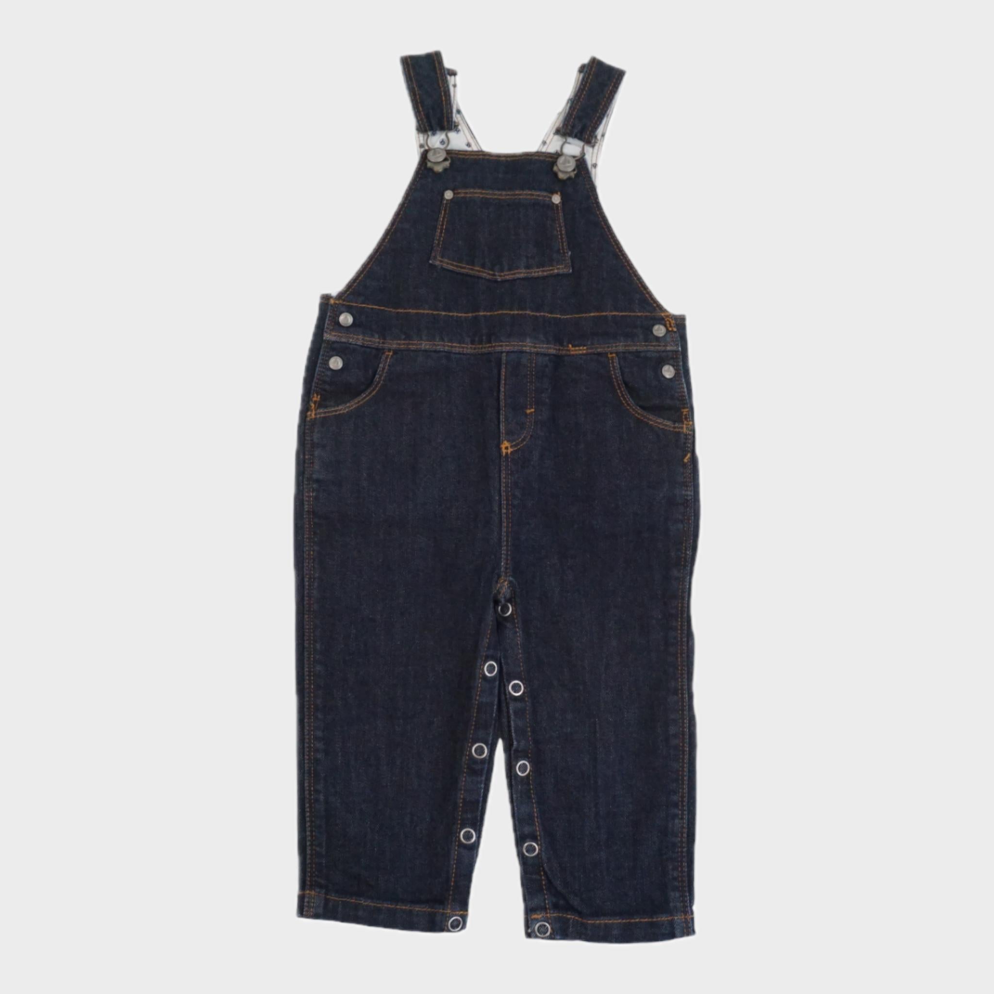 Salopette Bleu - 12 mois