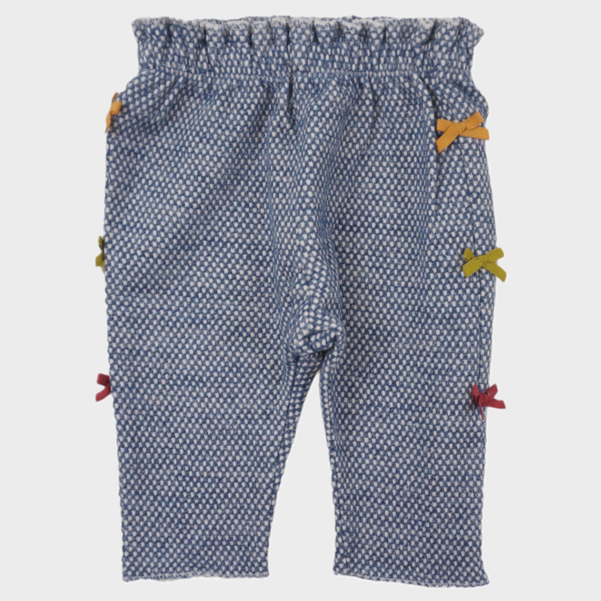 Pantalon Bleu - 3/6 mois