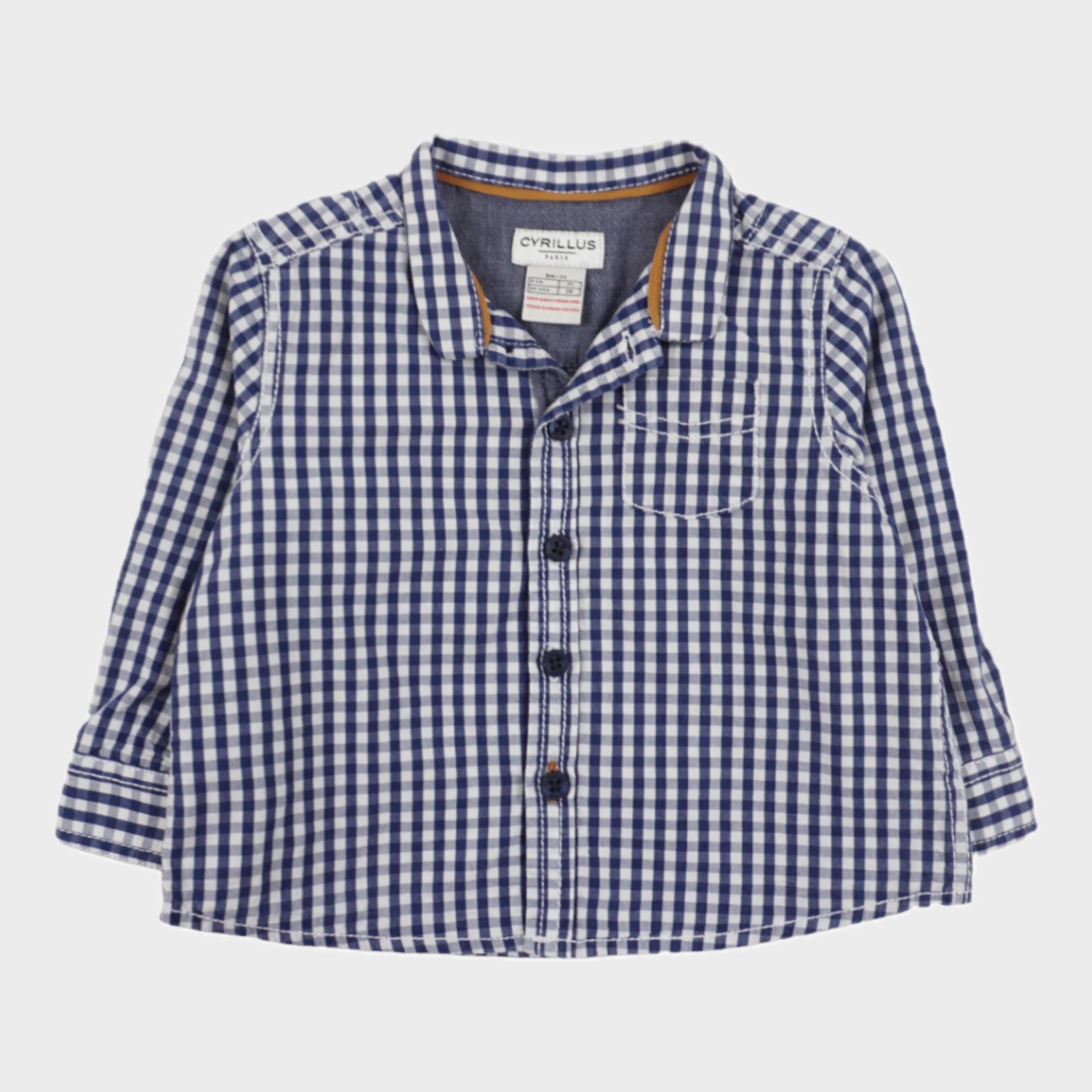 Chemise Bleu - 9 mois