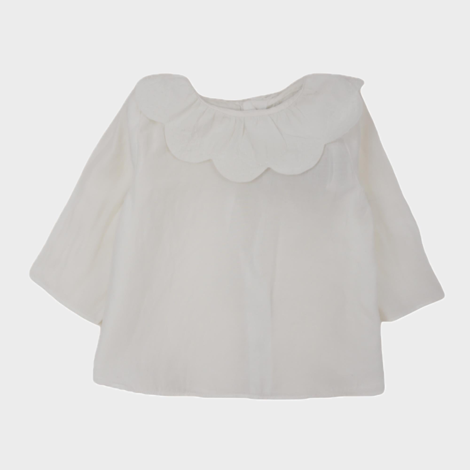 Blouse Blanc - 3 mois