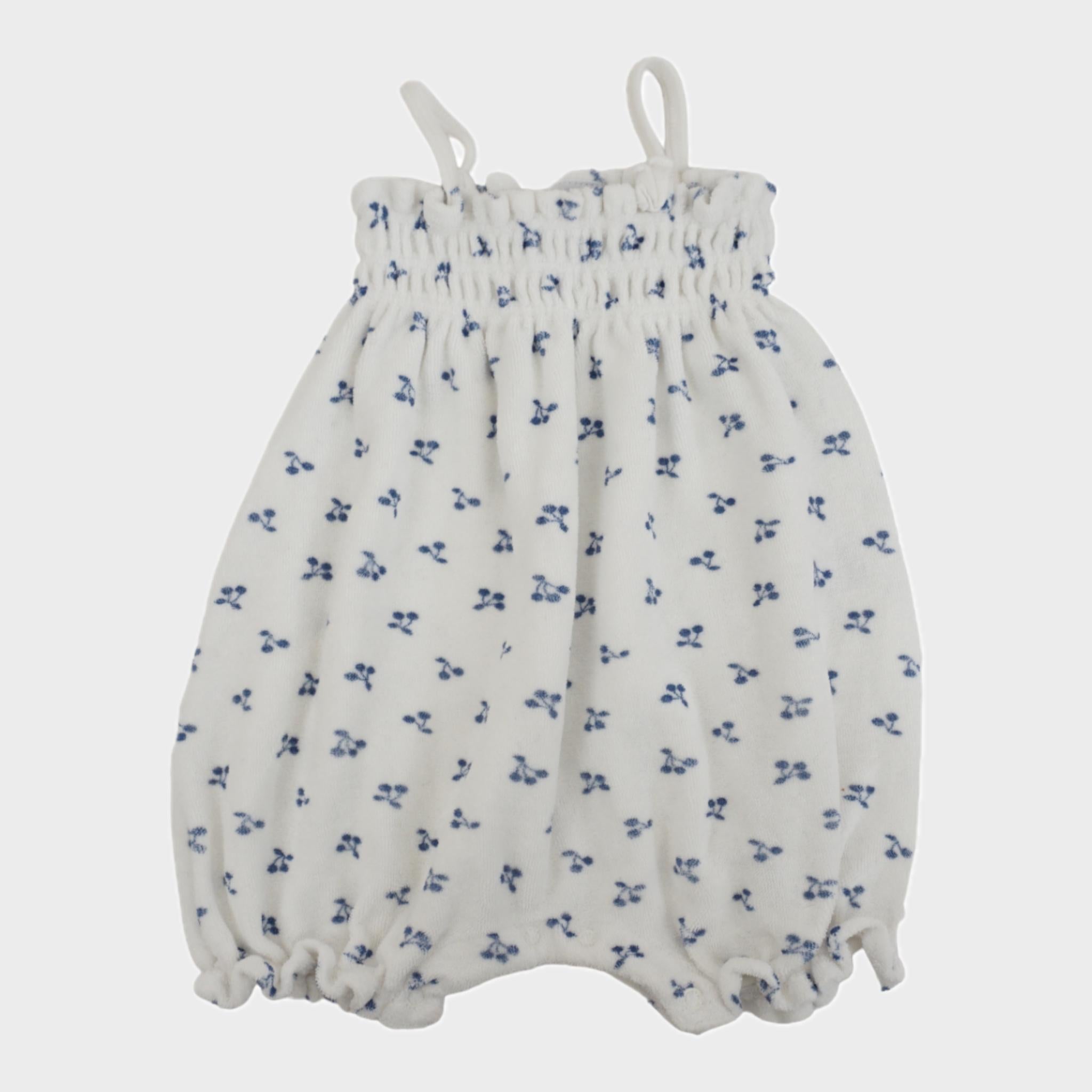 Barboteuse Blanc - 6 mois