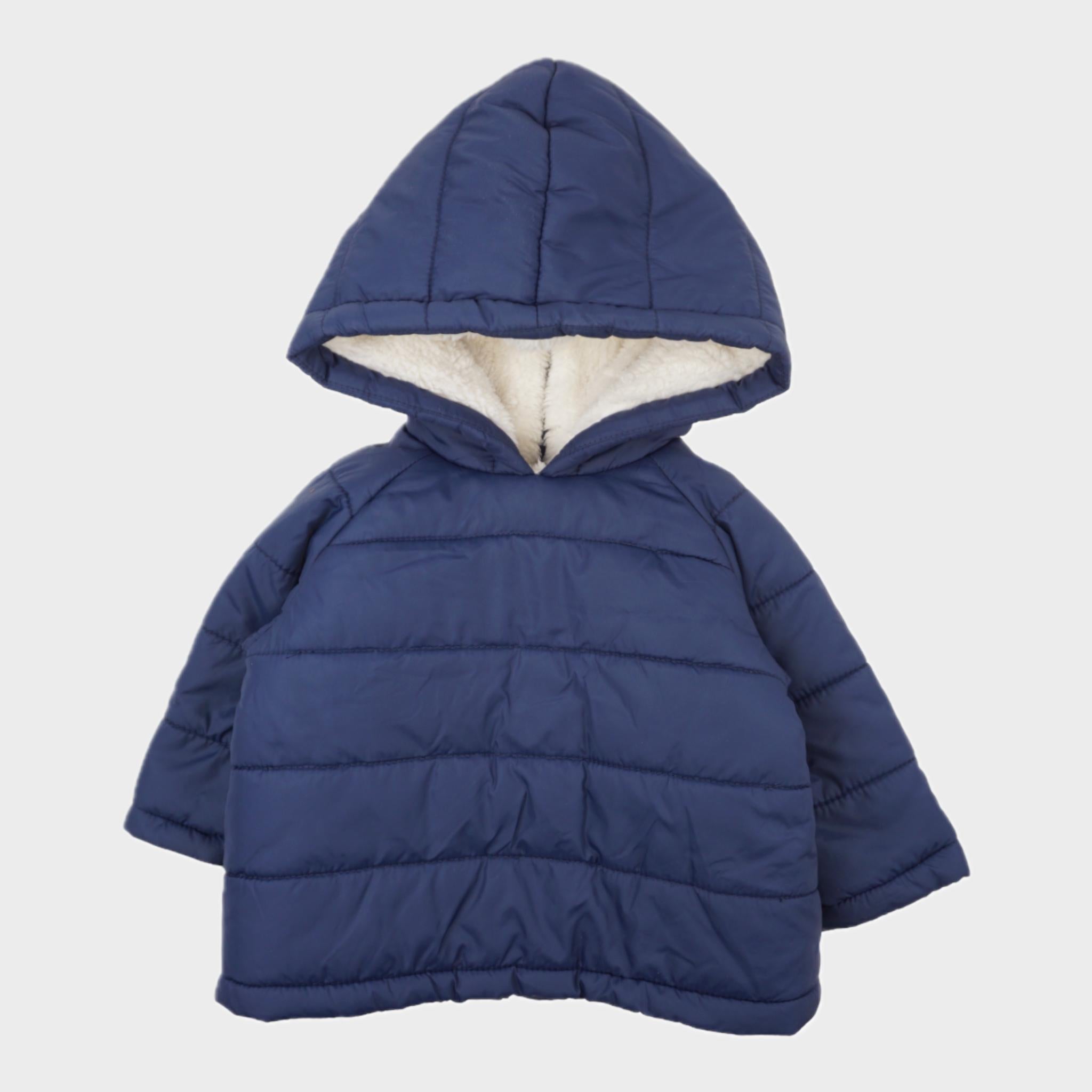 Burnou Bleu - 6 mois