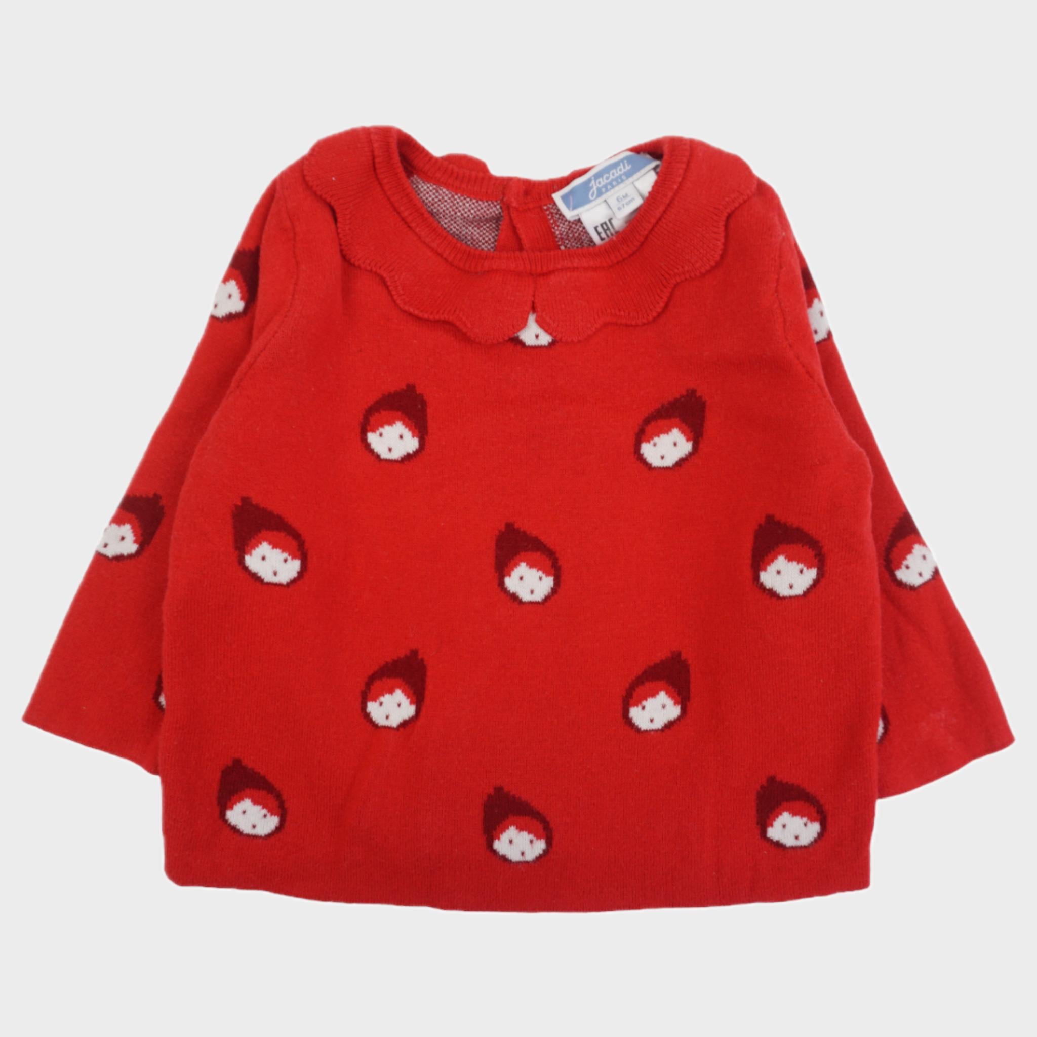 Pull Rouge - 6 mois