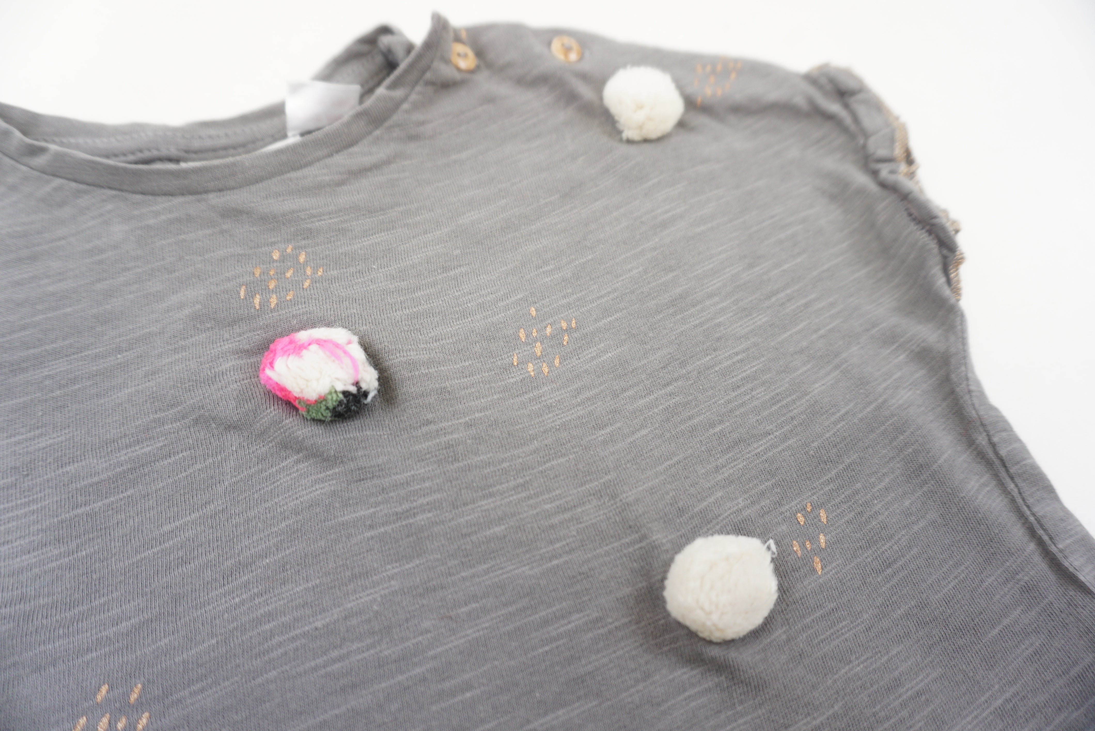 T-shirt Gris - 9/12 mois