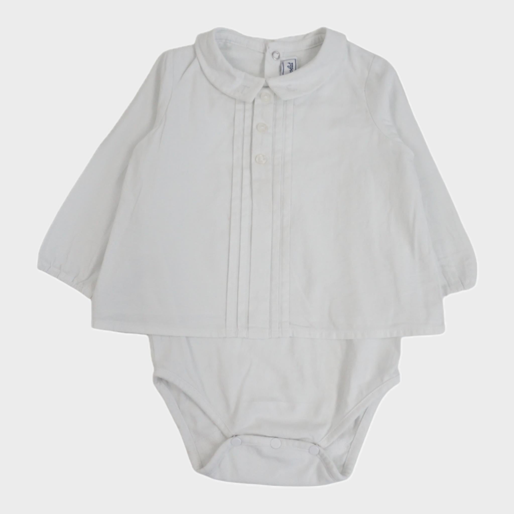 Body blouse Blanc - 12 mois