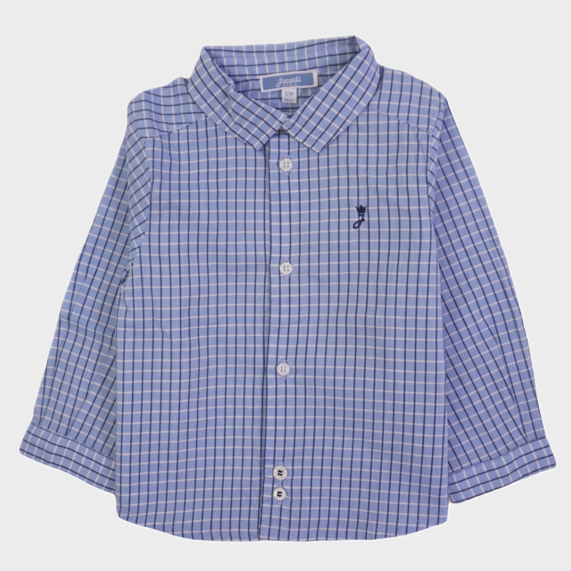 Chemise Bleu - 12 mois