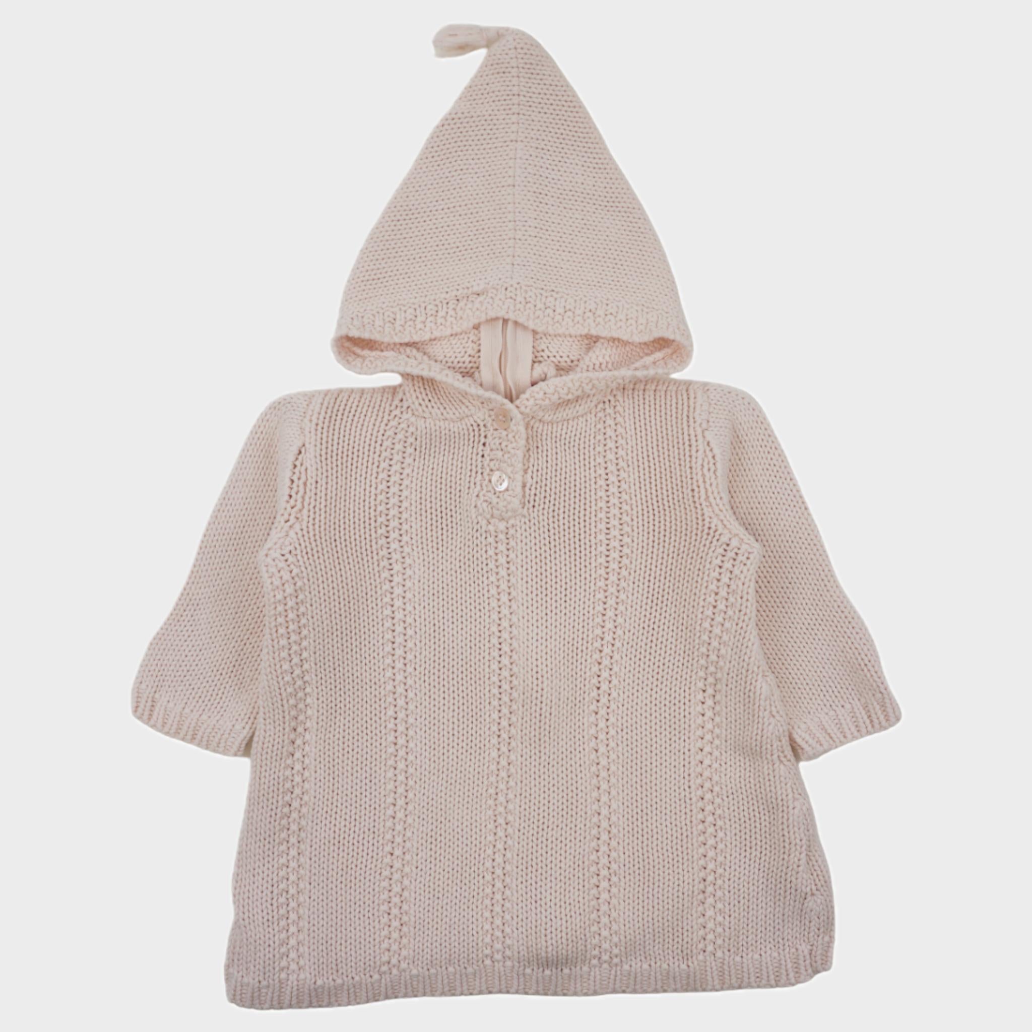 Burnou Rose - 6 mois