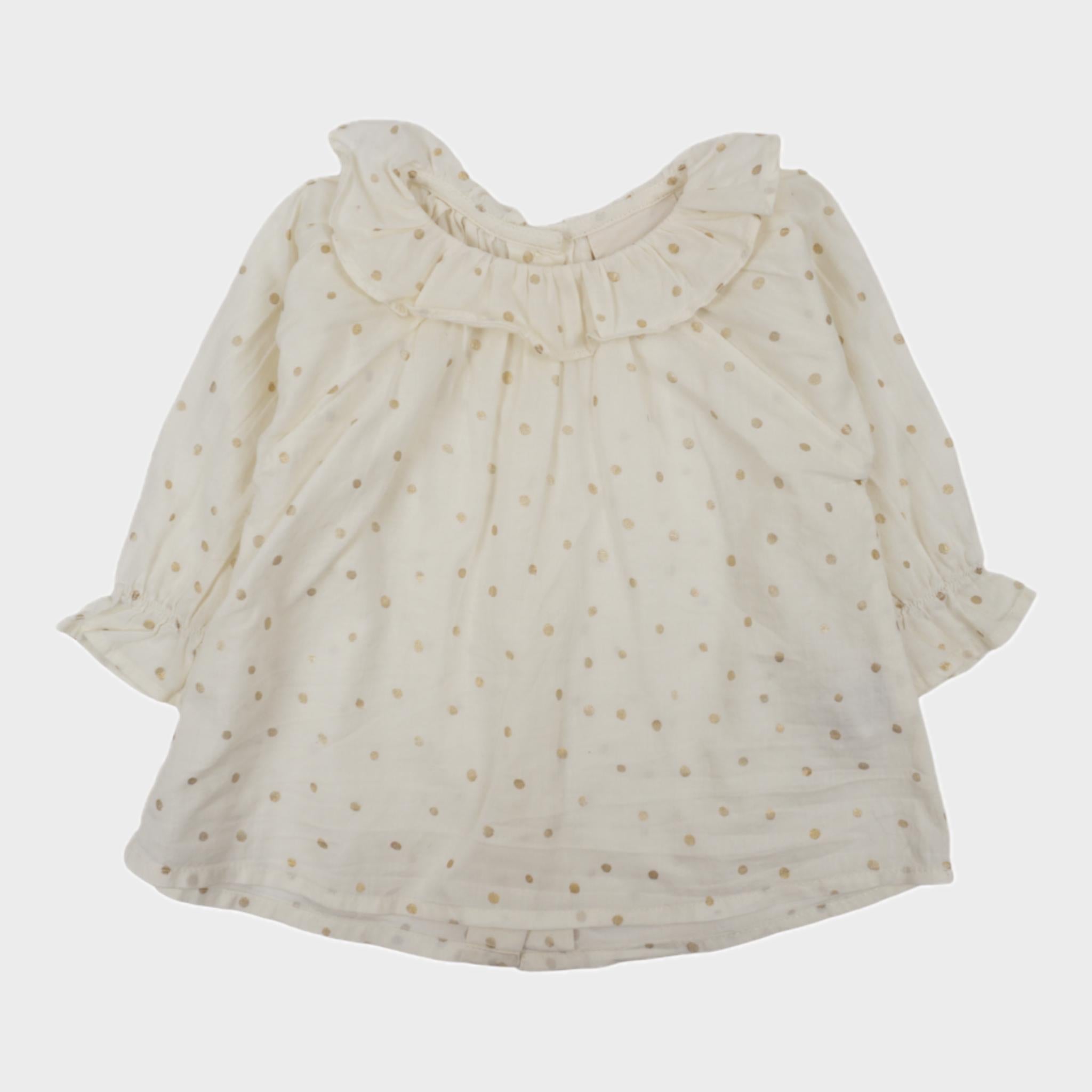 Blouse Ecru - 6 mois