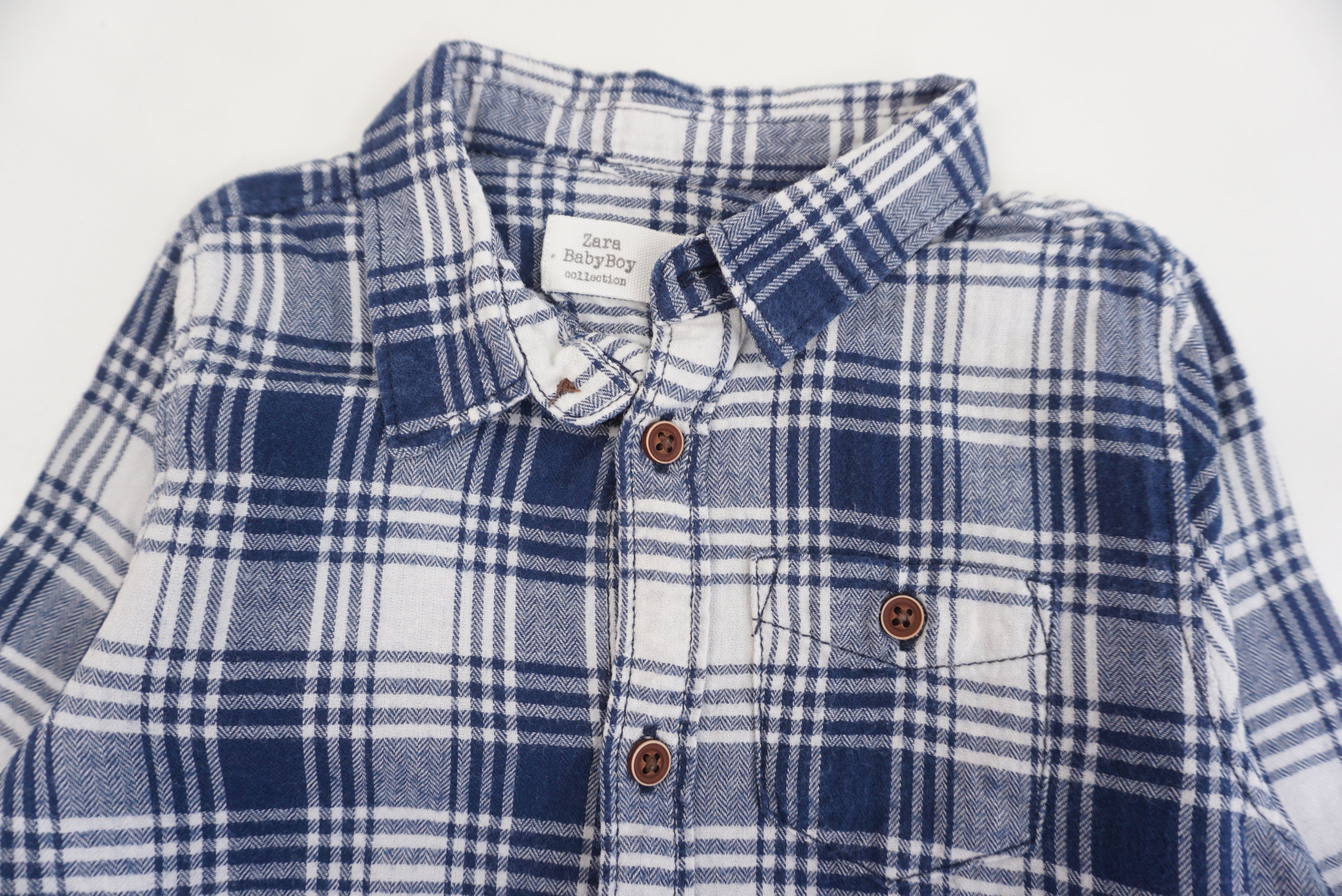 Chemise Bleu - 9/12 mois