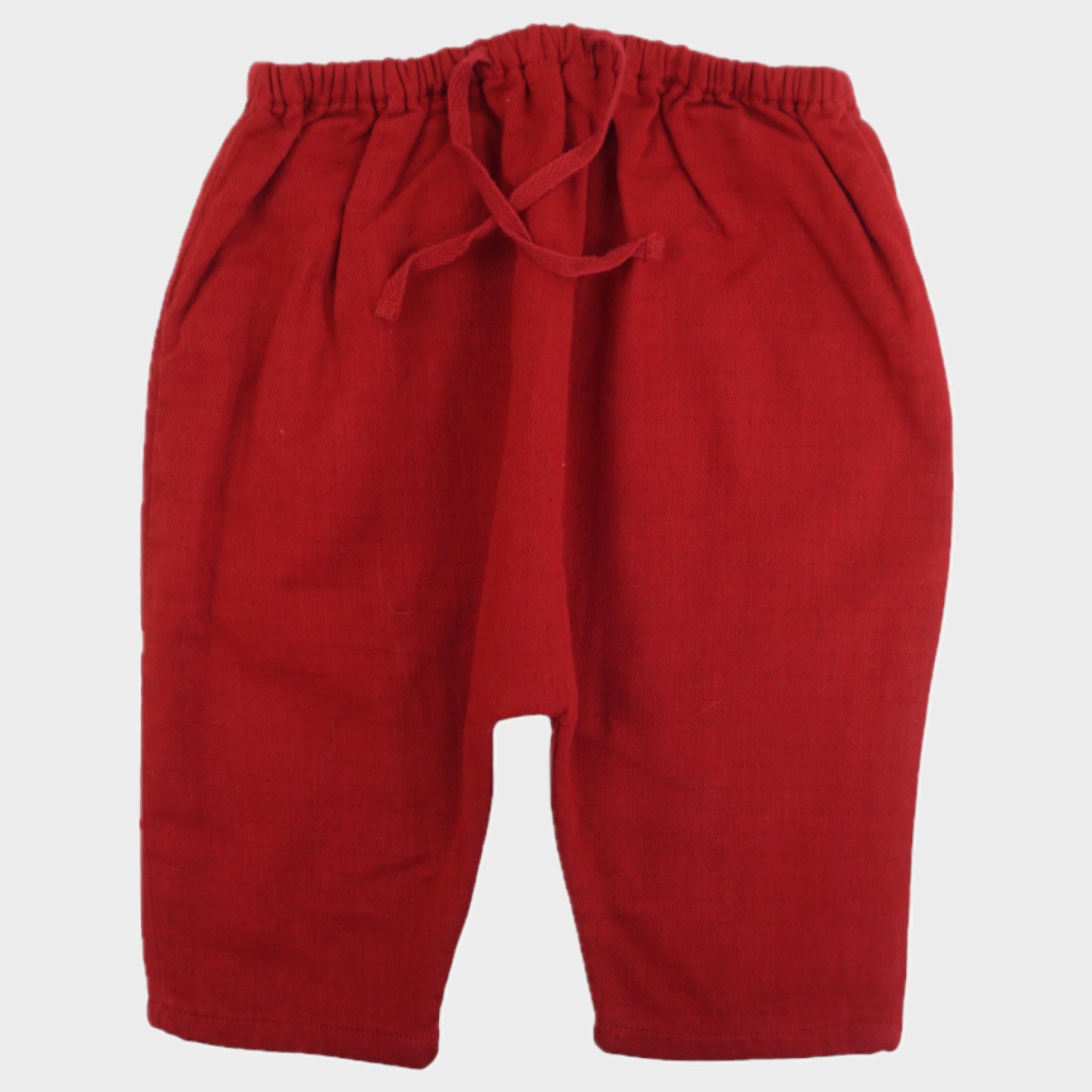 Pantalon Rouge - 3 mois