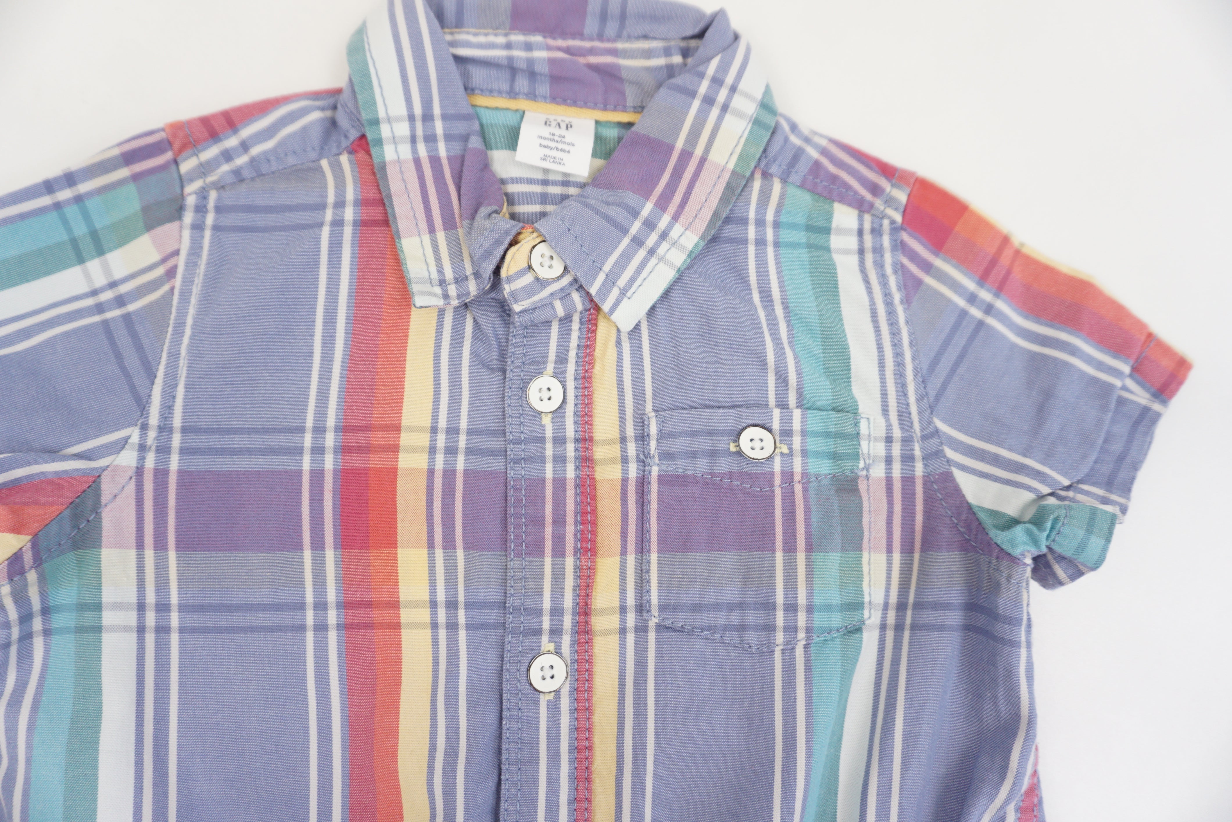 Body chemise Multicolore - 18/24 mois