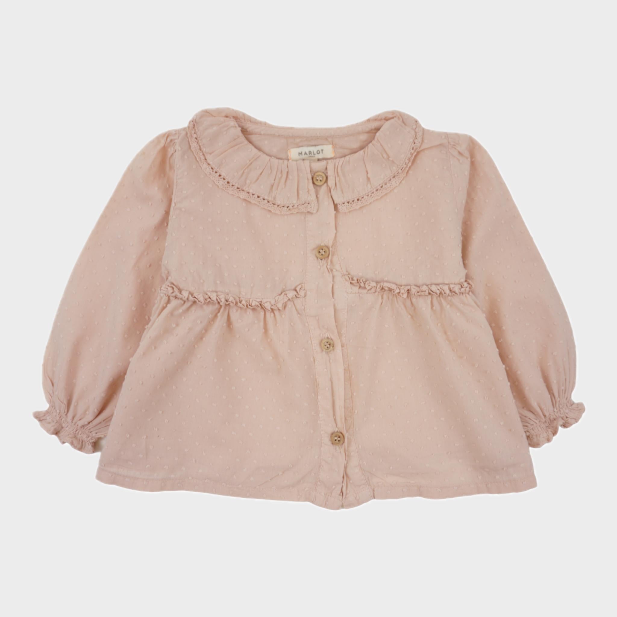 Blouse Rose - 12 mois