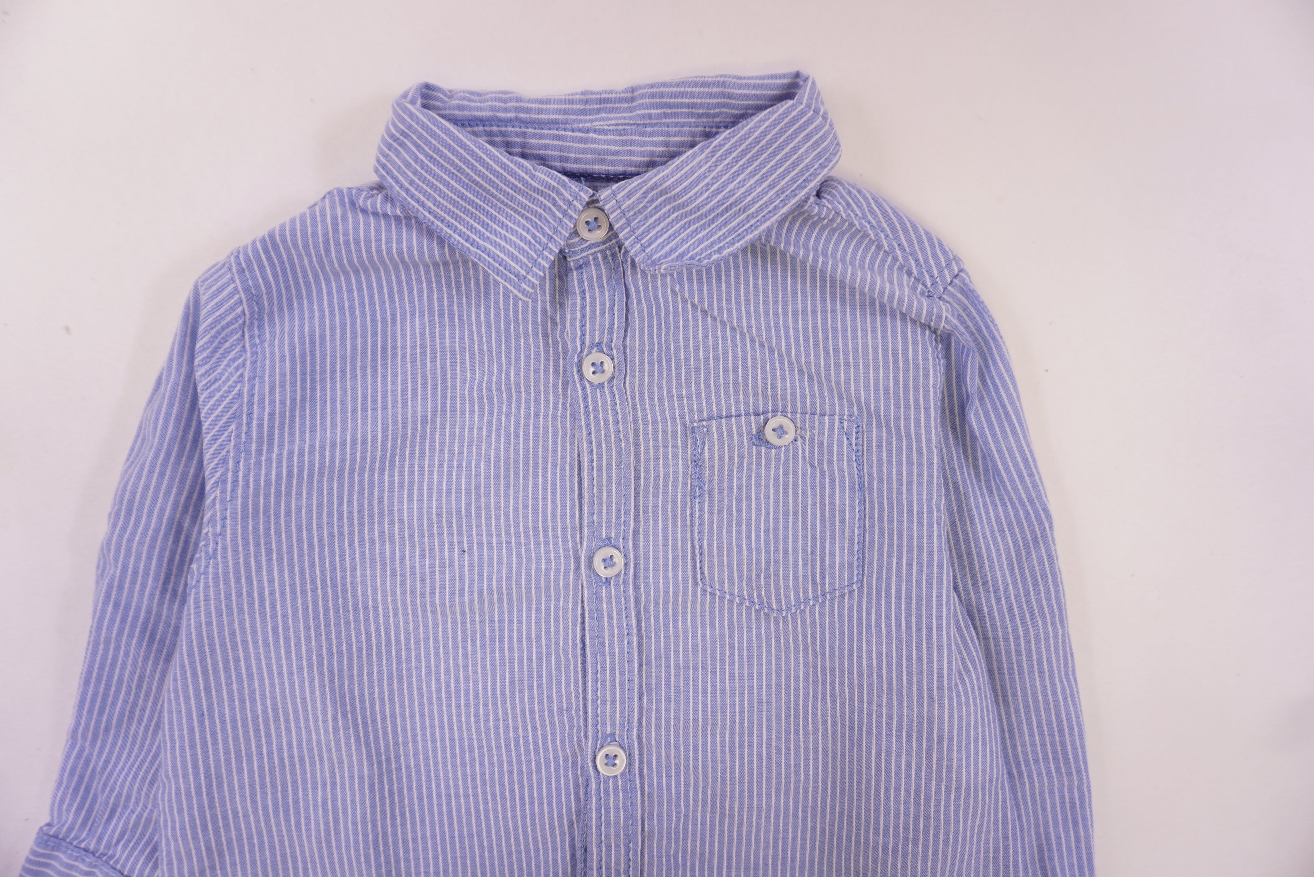 Chemise Bleu - 3/6 mois
